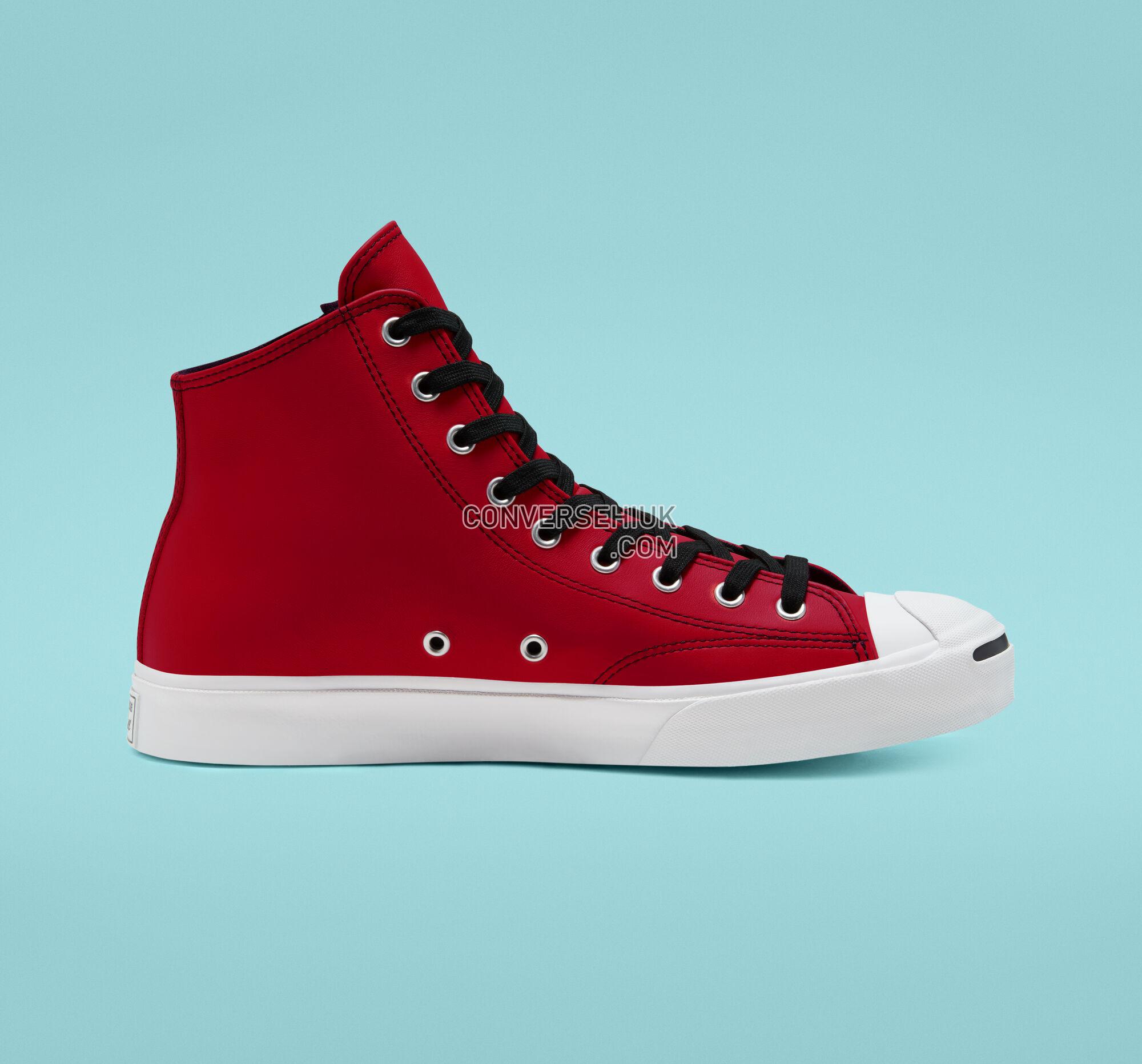 Converse Leather Side Zip Jack Purcell University Red/Black/White 167328C Shoes