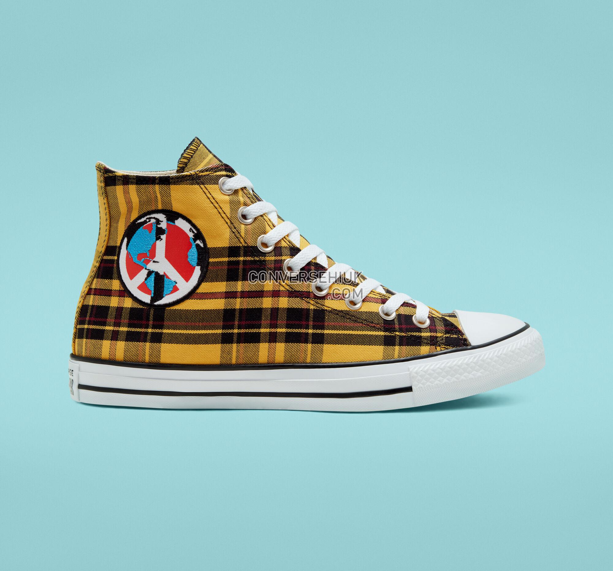 Converse Plaid Chuck Taylor All Star Yellow/White/Black 167412F Shoes