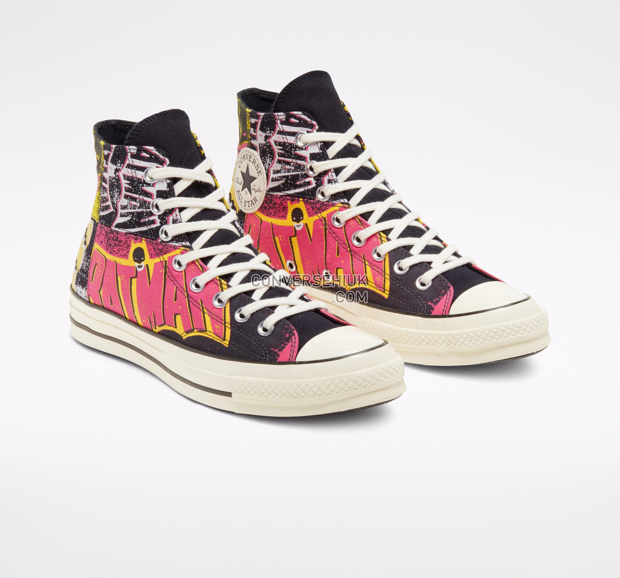 Converse x Batman Chuck 70 Black/Hot Pink/Egret 167317C Shoes