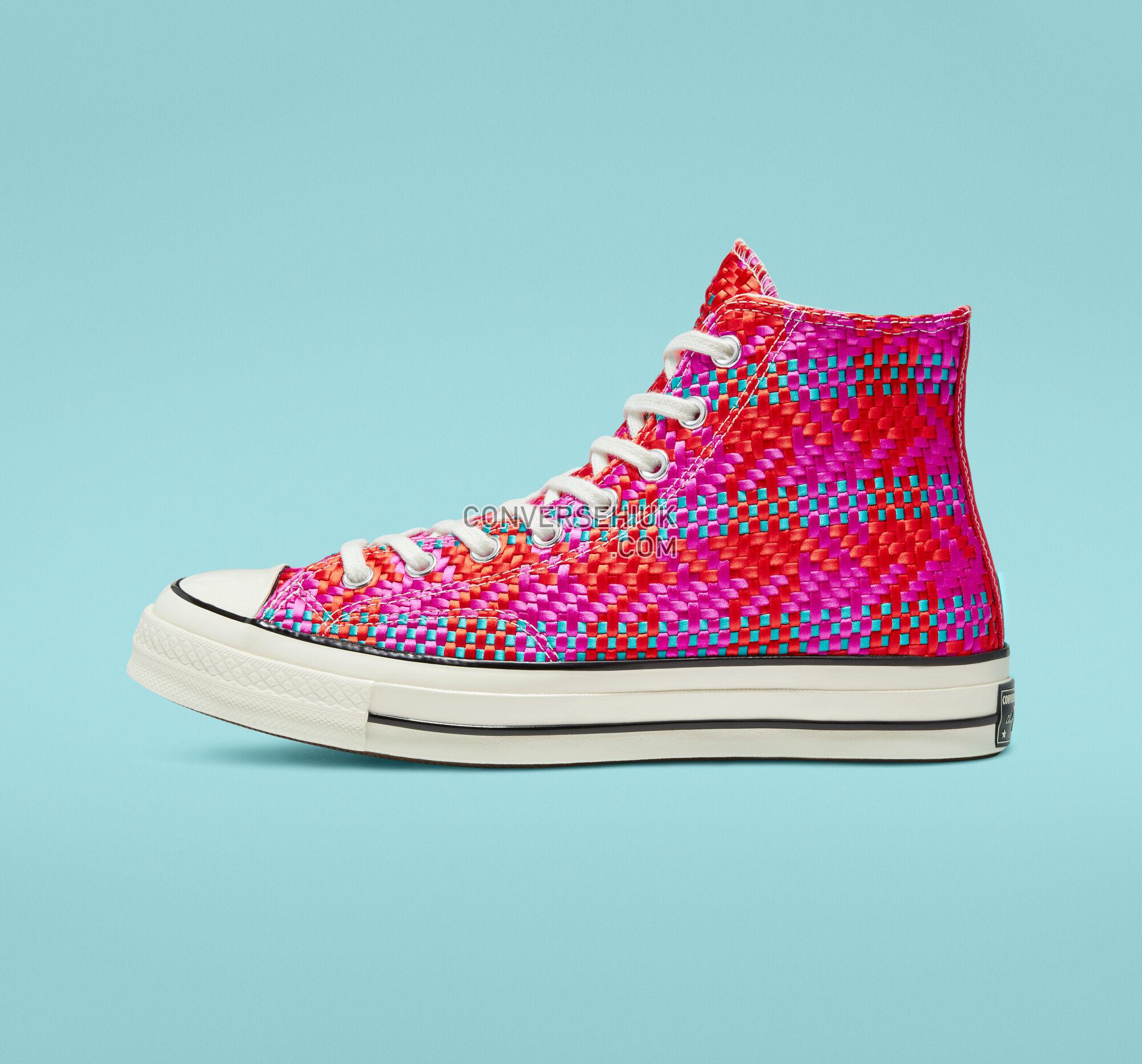 Converse Culture Weave Chuck 70 Cherry Red/Pink Pop/Egret 167990C Shoes