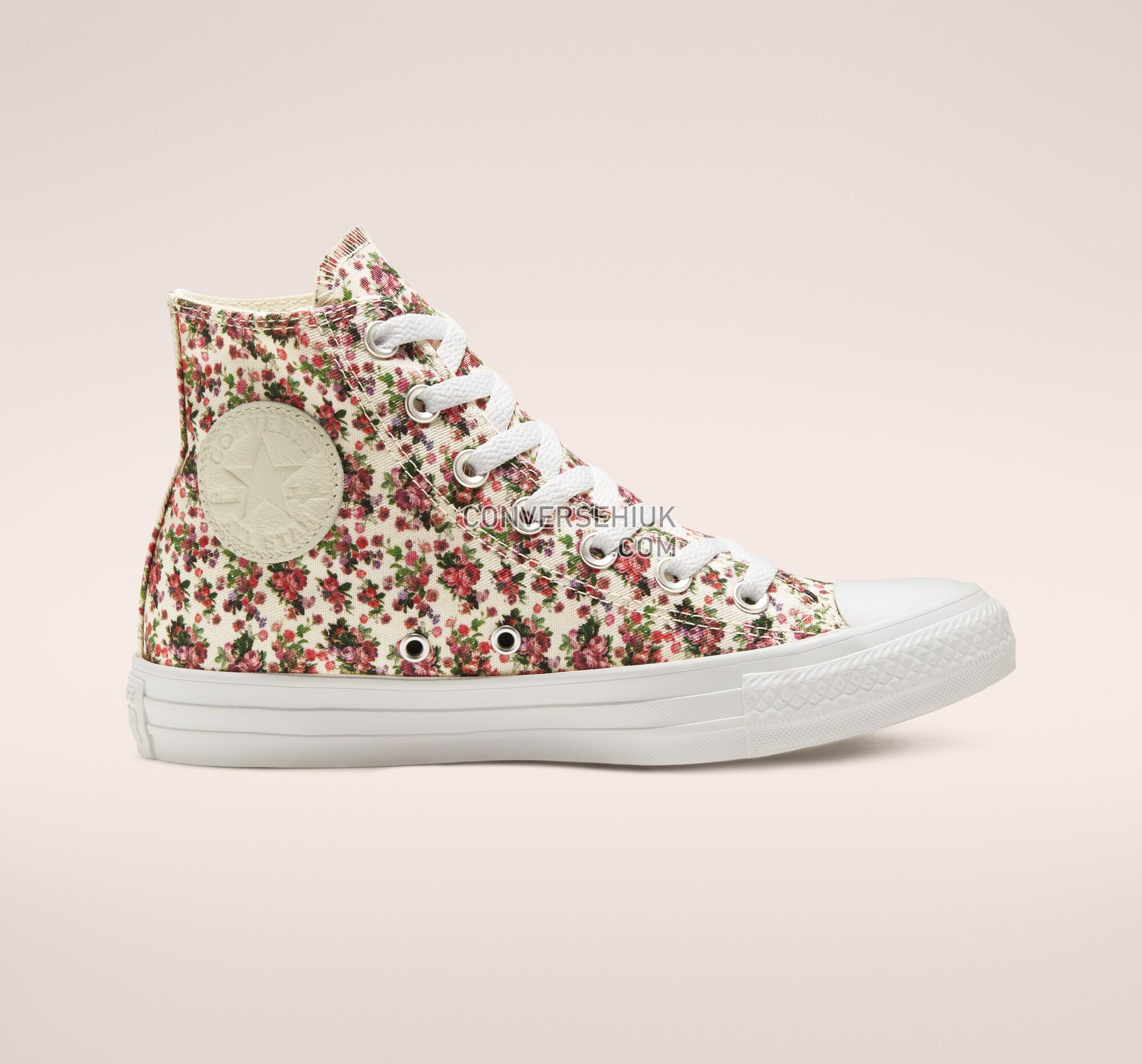 Converse Floral Chuck Taylor All Star Pink Foam/Egret/White 164659C Shoes