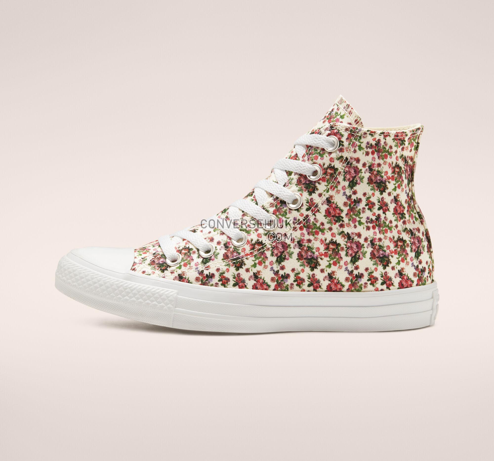 Converse Floral Chuck Taylor All Star Pink Foam/Egret/White 164659C Shoes