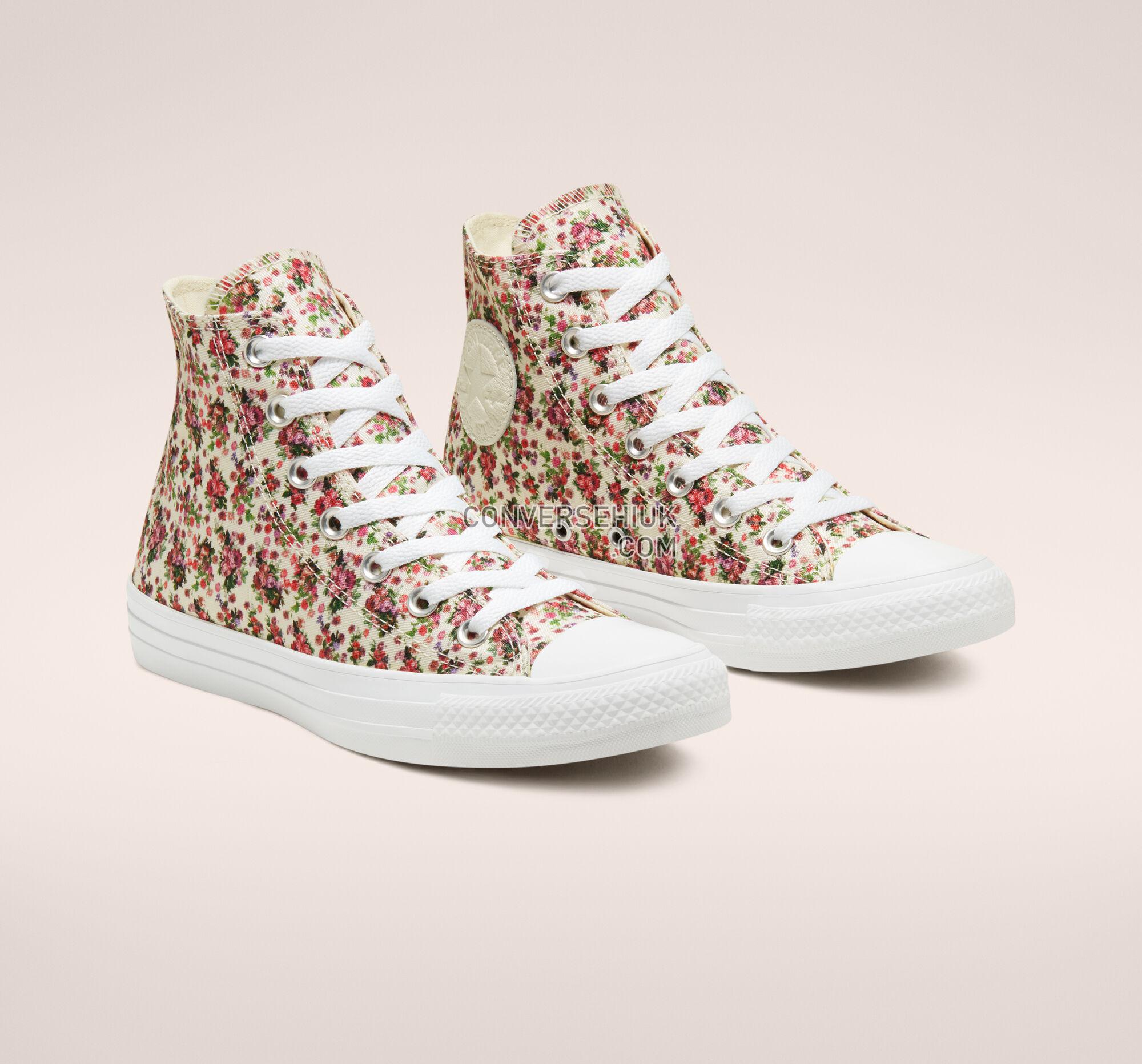 Converse Floral Chuck Taylor All Star Pink Foam/Egret/White 164659C Shoes