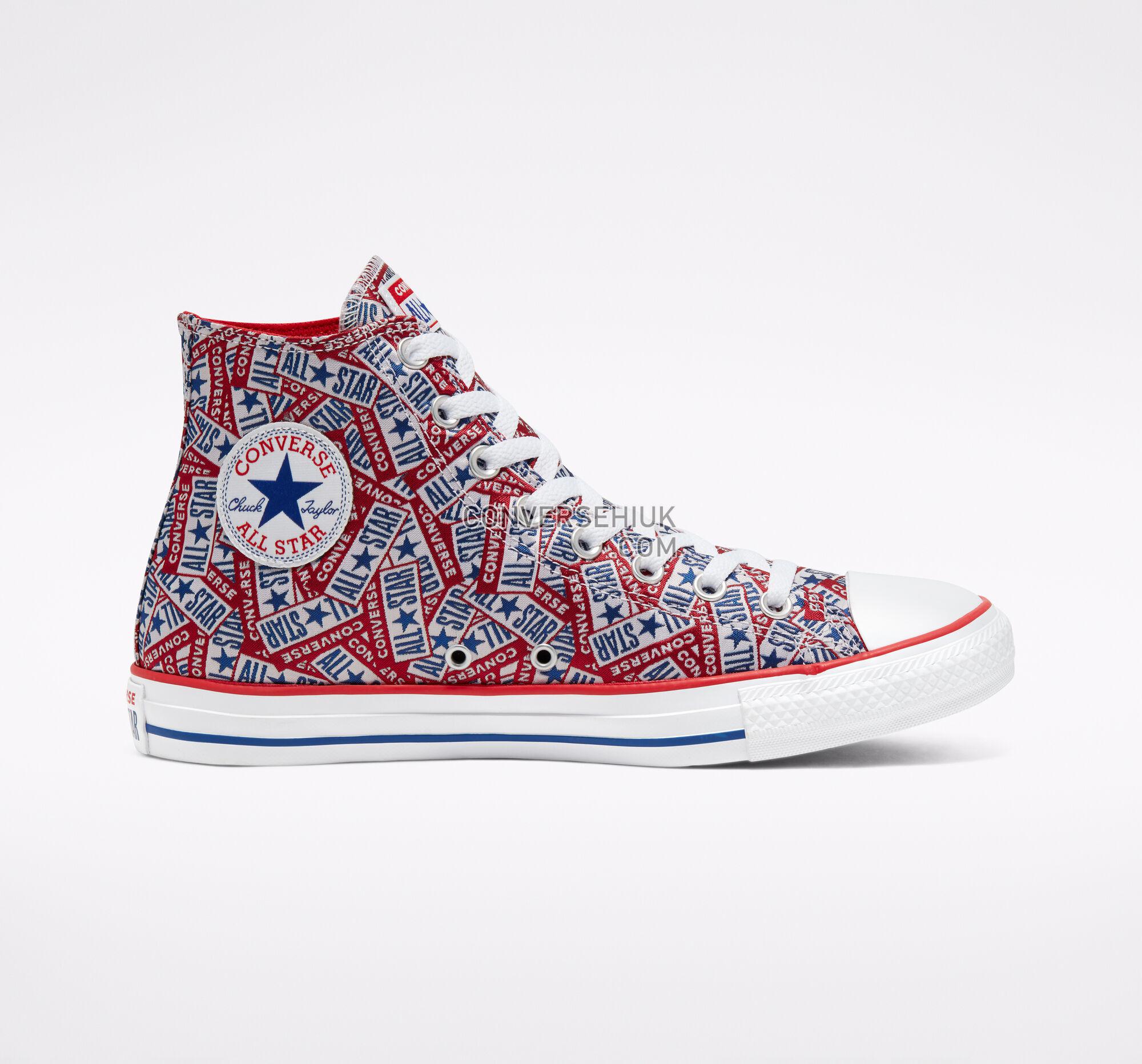 Converse Logo Play Chuck Taylor All Star University Red/White/Rush Blue 166828F Shoes