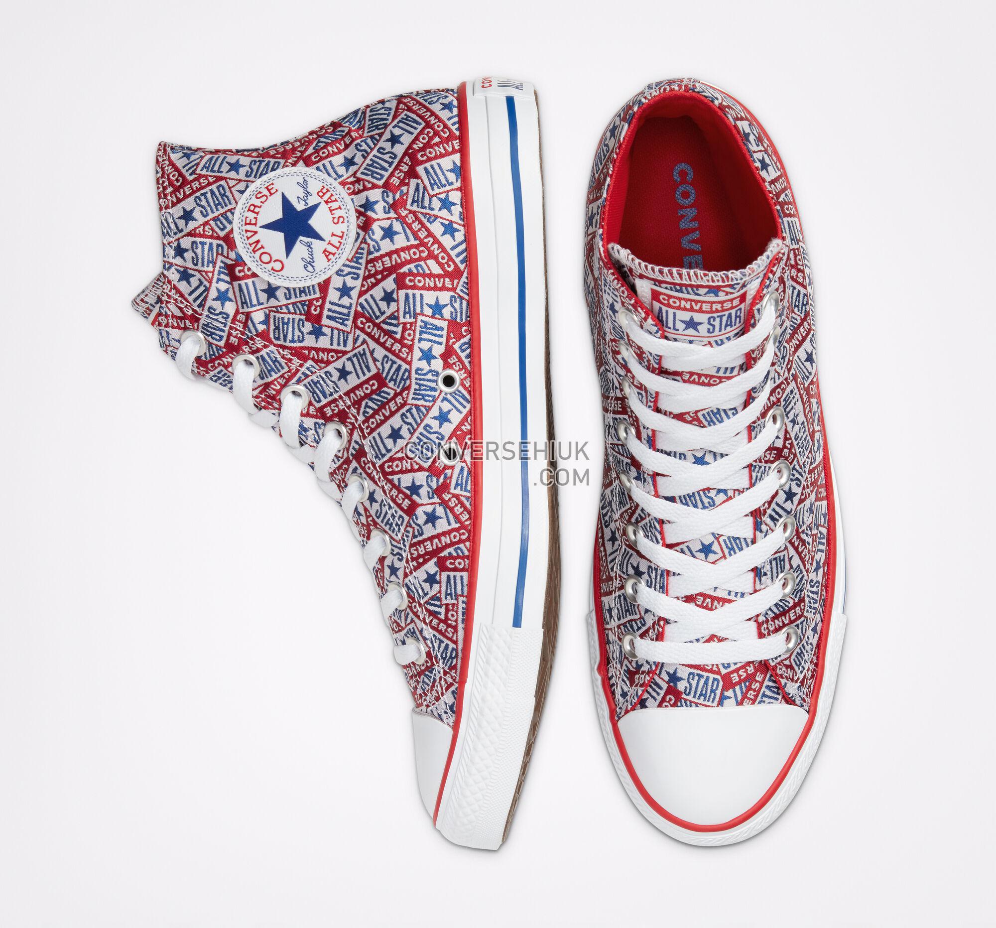 Converse Logo Play Chuck Taylor All Star University Red/White/Rush Blue 166828F Shoes