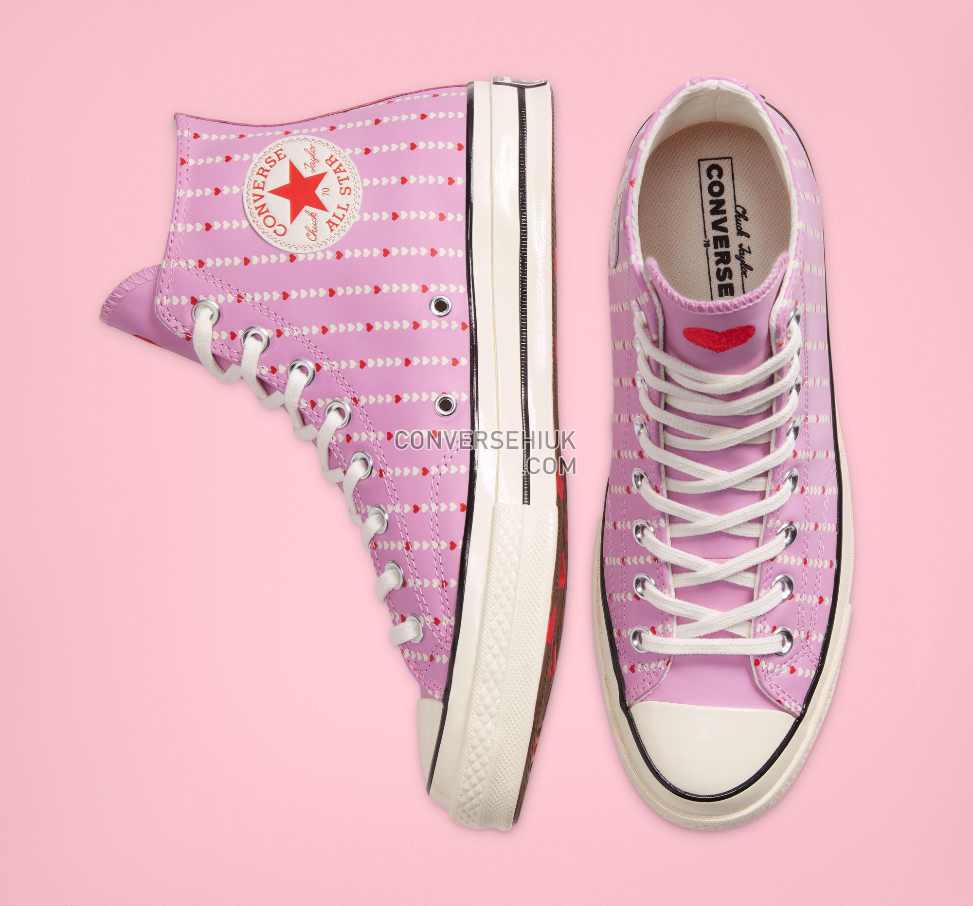 Converse Love Fearlessly Chuck 70 Peony Pink/Egret/Black 167345C Shoes