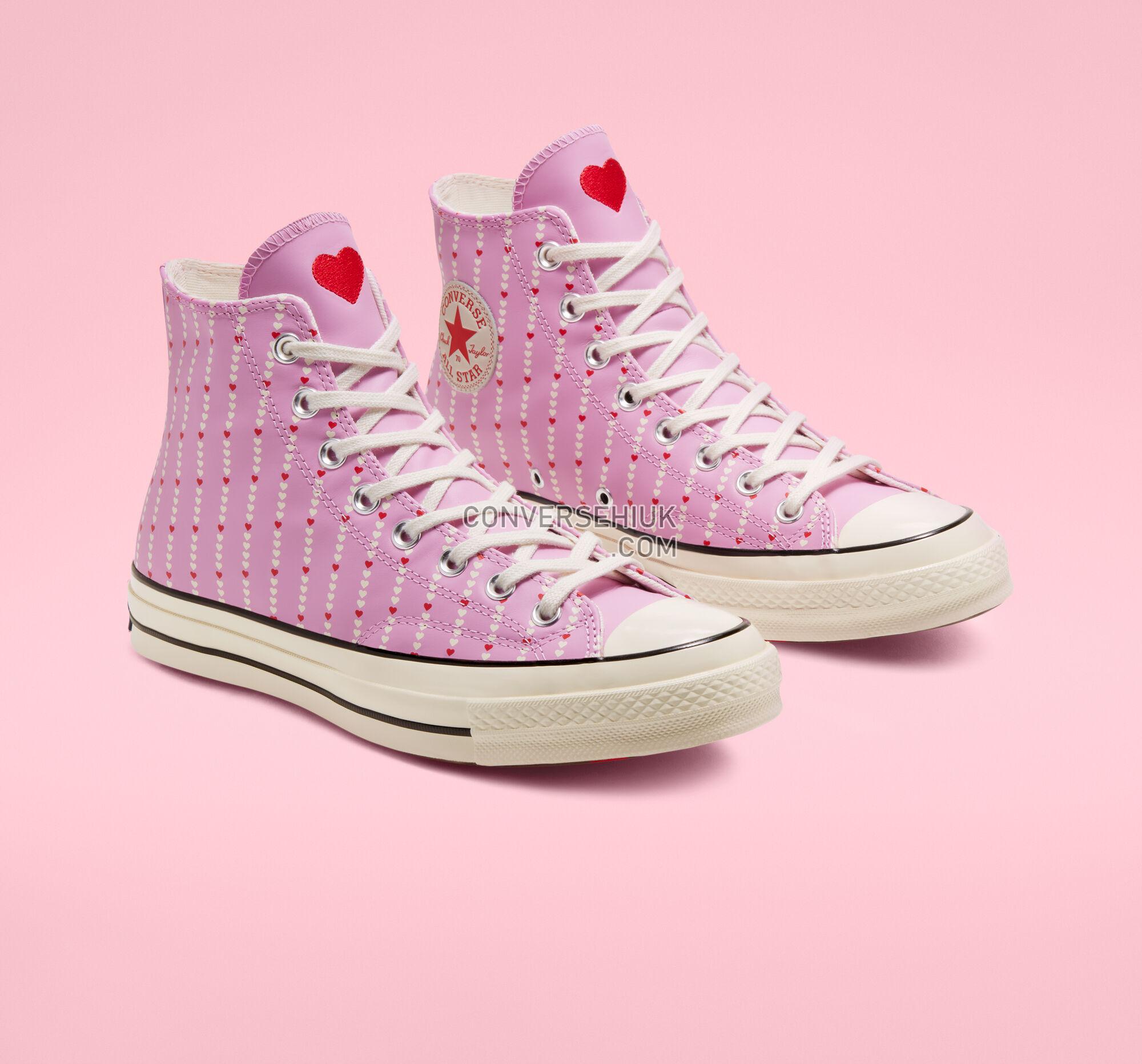 Converse Love Fearlessly Chuck 70 Peony Pink/Egret/Black 167345C Shoes