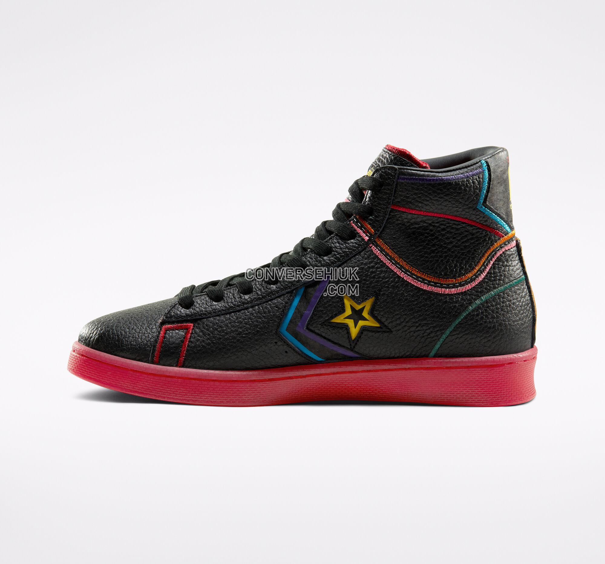 Converse Chinese New Year Pro Leather Black/Black/Gym Red 167332C Shoes