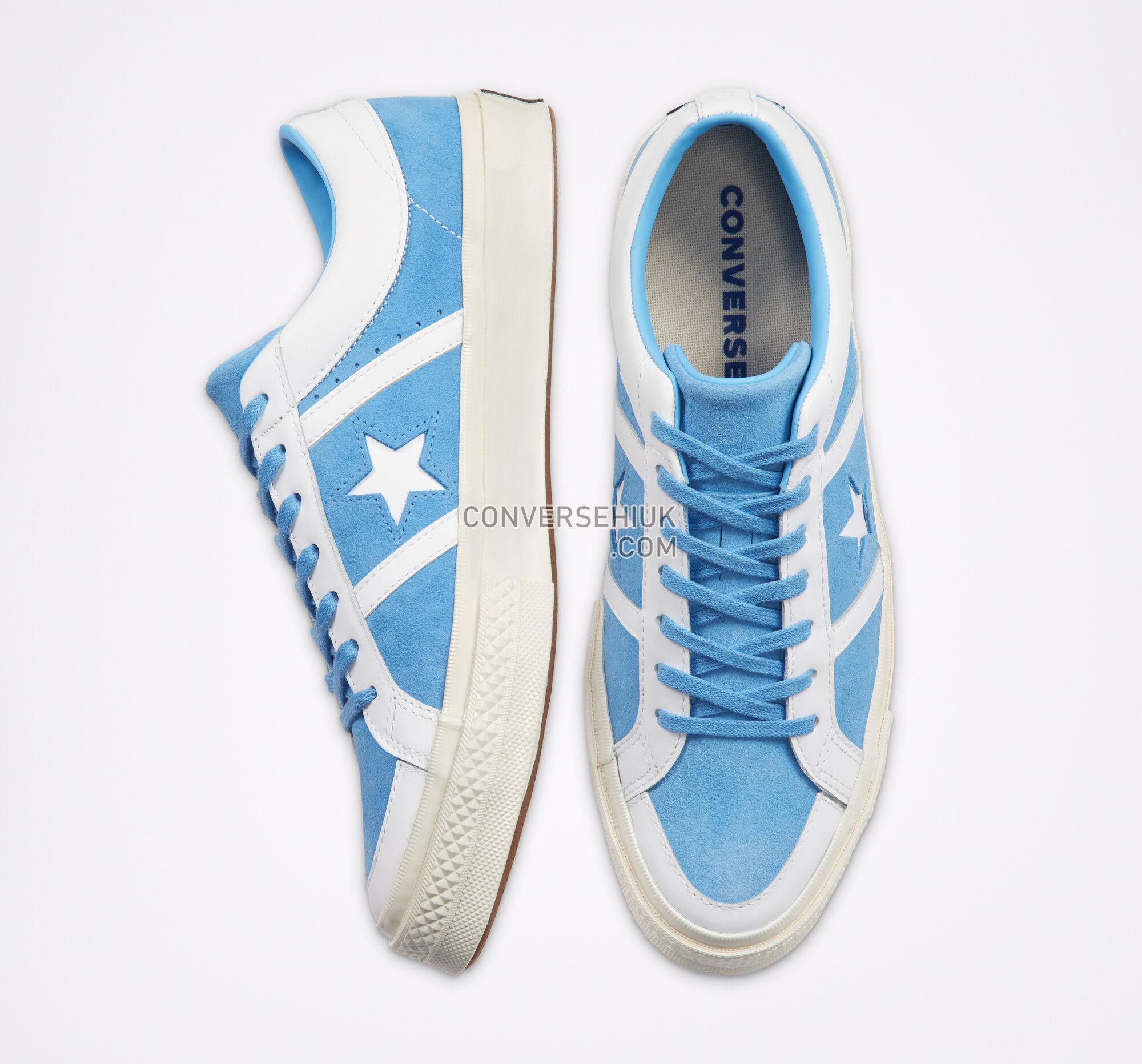 Converse Collegiate Suede One Star Academy Bright Blue/White/Egret 167134C Shoes