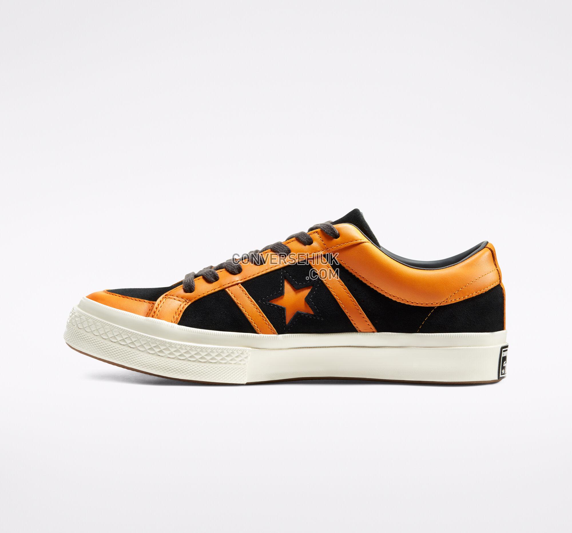 Converse Collegiate Suede One Star Academy Black/Russet Orange/Egret 167137C Shoes