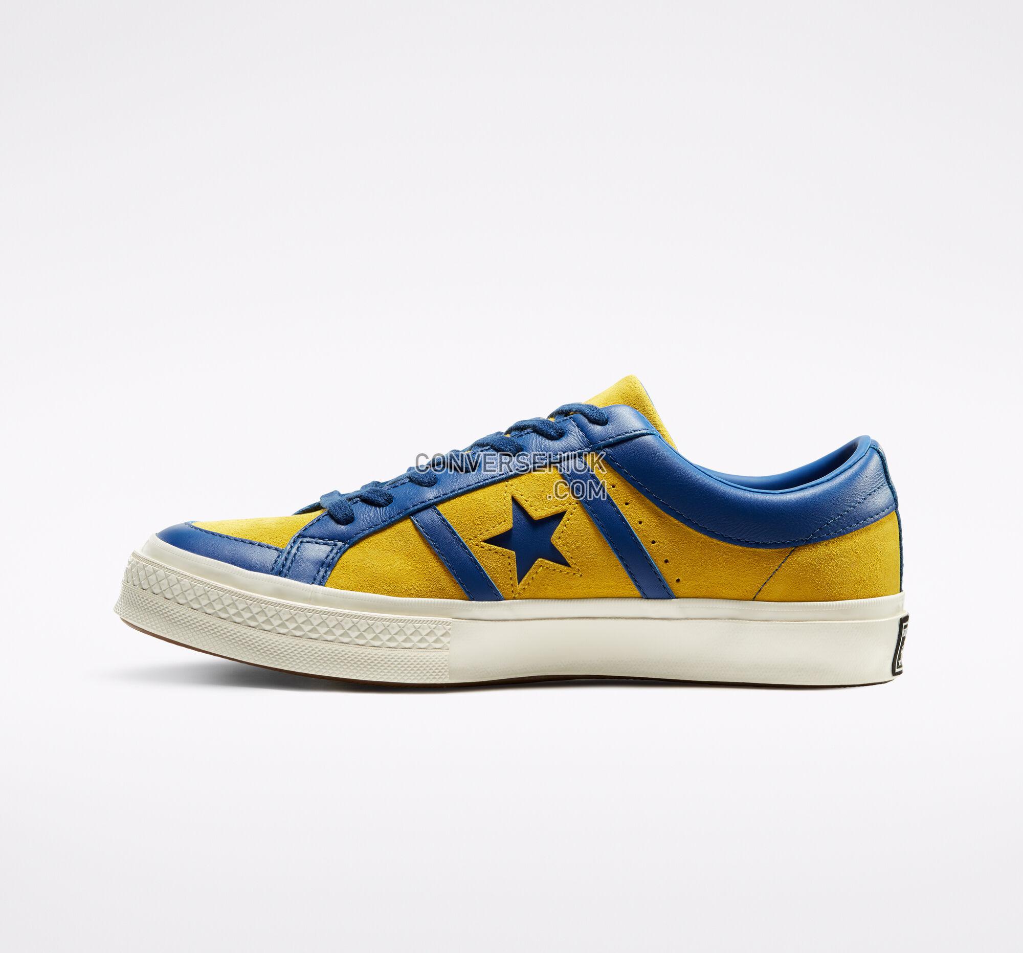 Converse Collegiate Suede One Star Academy Lemon/Midnight Lake/Egret 167136C Shoes