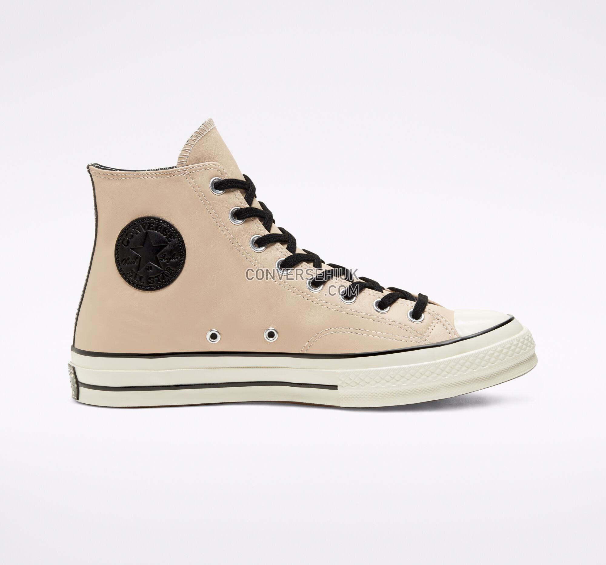 Converse Leather Side Zip Chuck 70 Desert Ore/Black/Egret 166722C Shoes