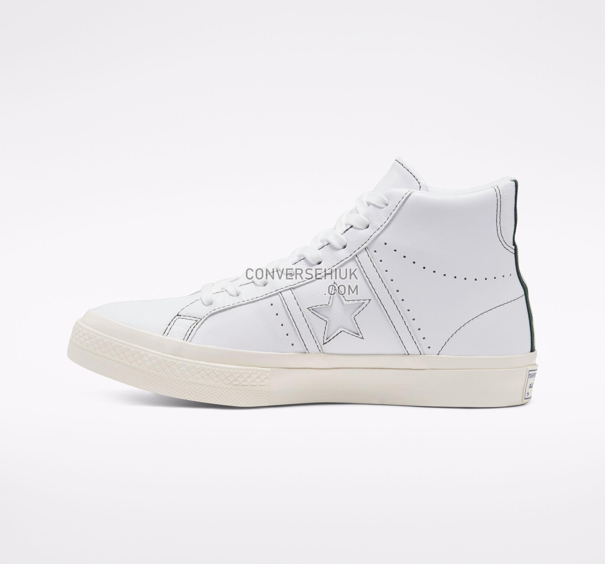 Converse One Star Academy Pro High Top White/Fir/Egret 167504C Shoes