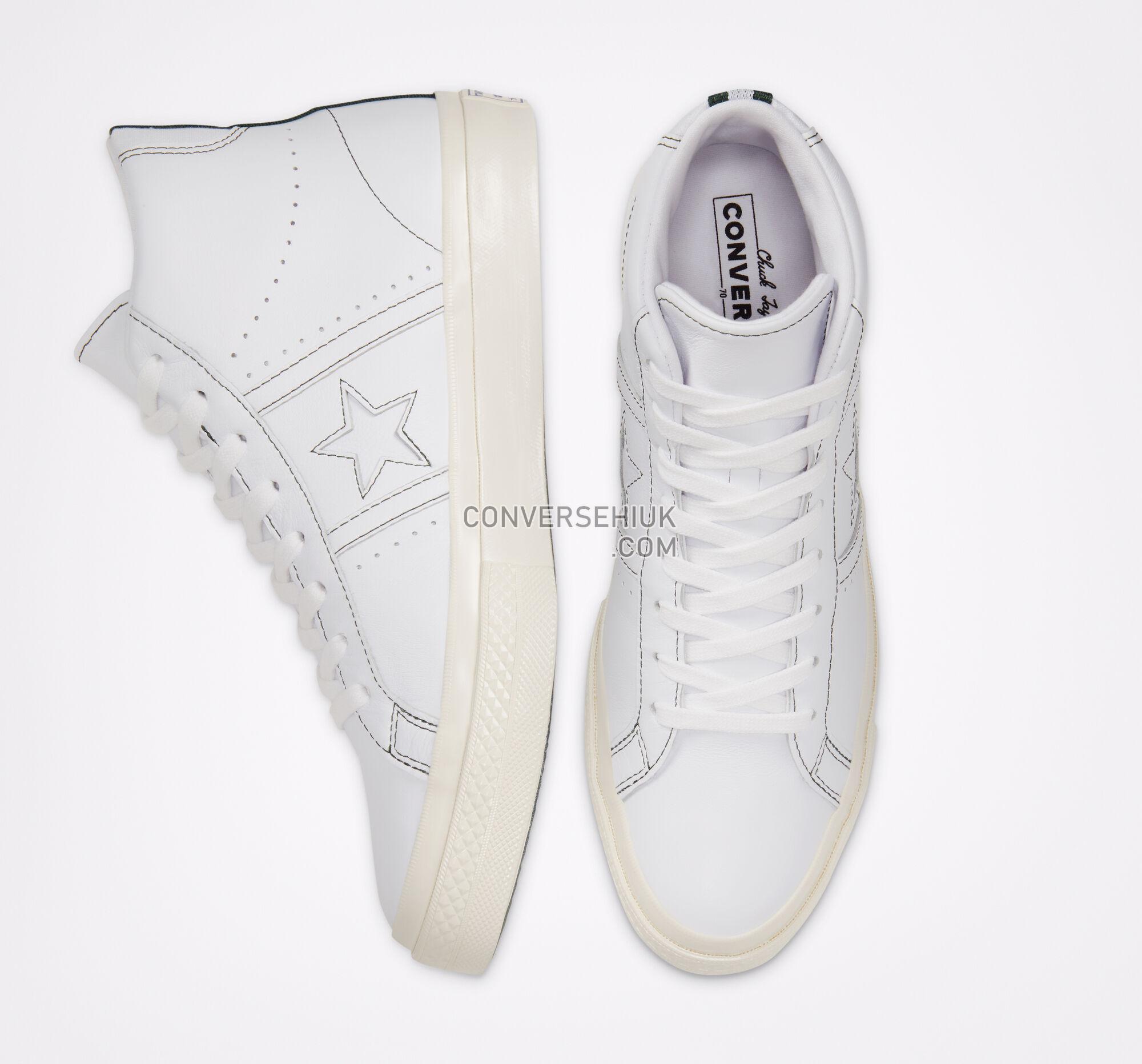 Converse One Star Academy Pro High Top White/Fir/Egret 167504C Shoes