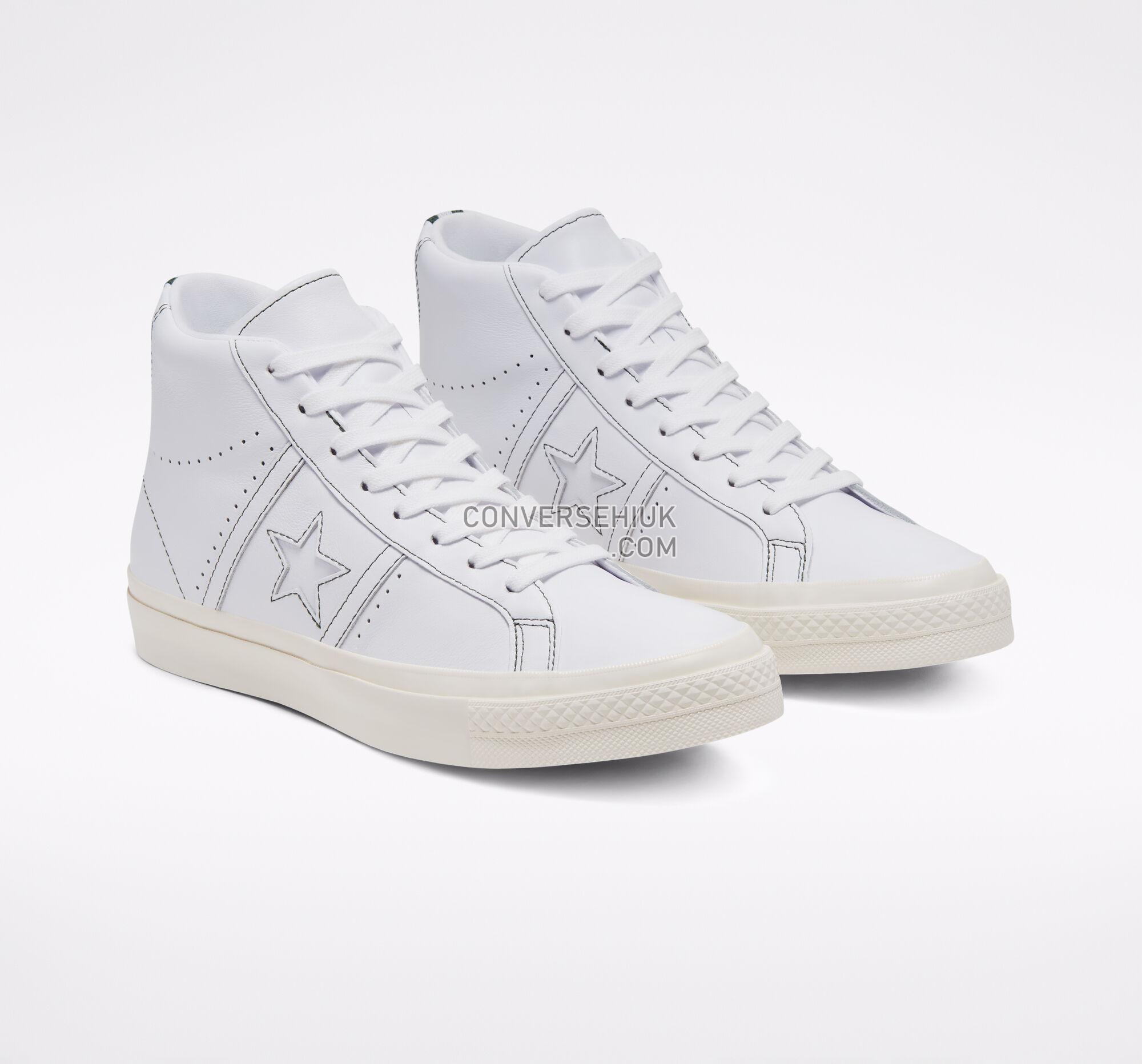 Converse One Star Academy Pro High Top White/Fir/Egret 167504C Shoes