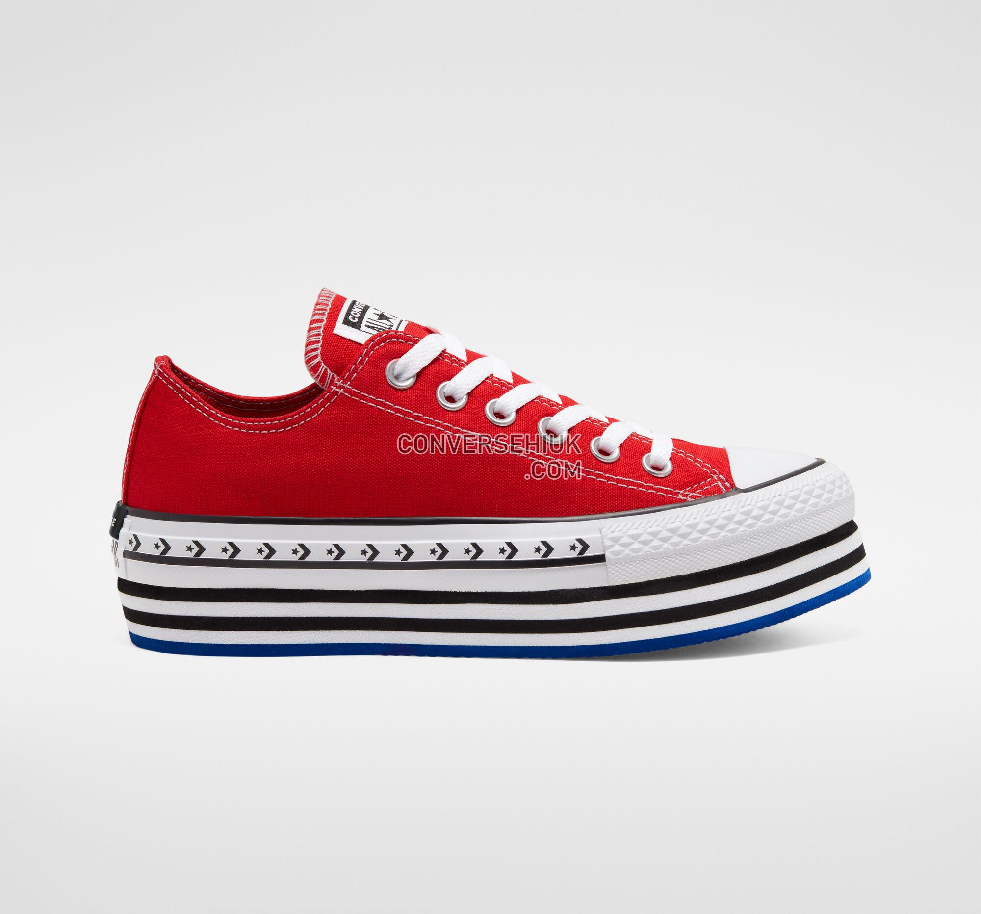 Converse Logo Play Platform Chuck Taylor All Star University Red/White/Black 566763C Shoes