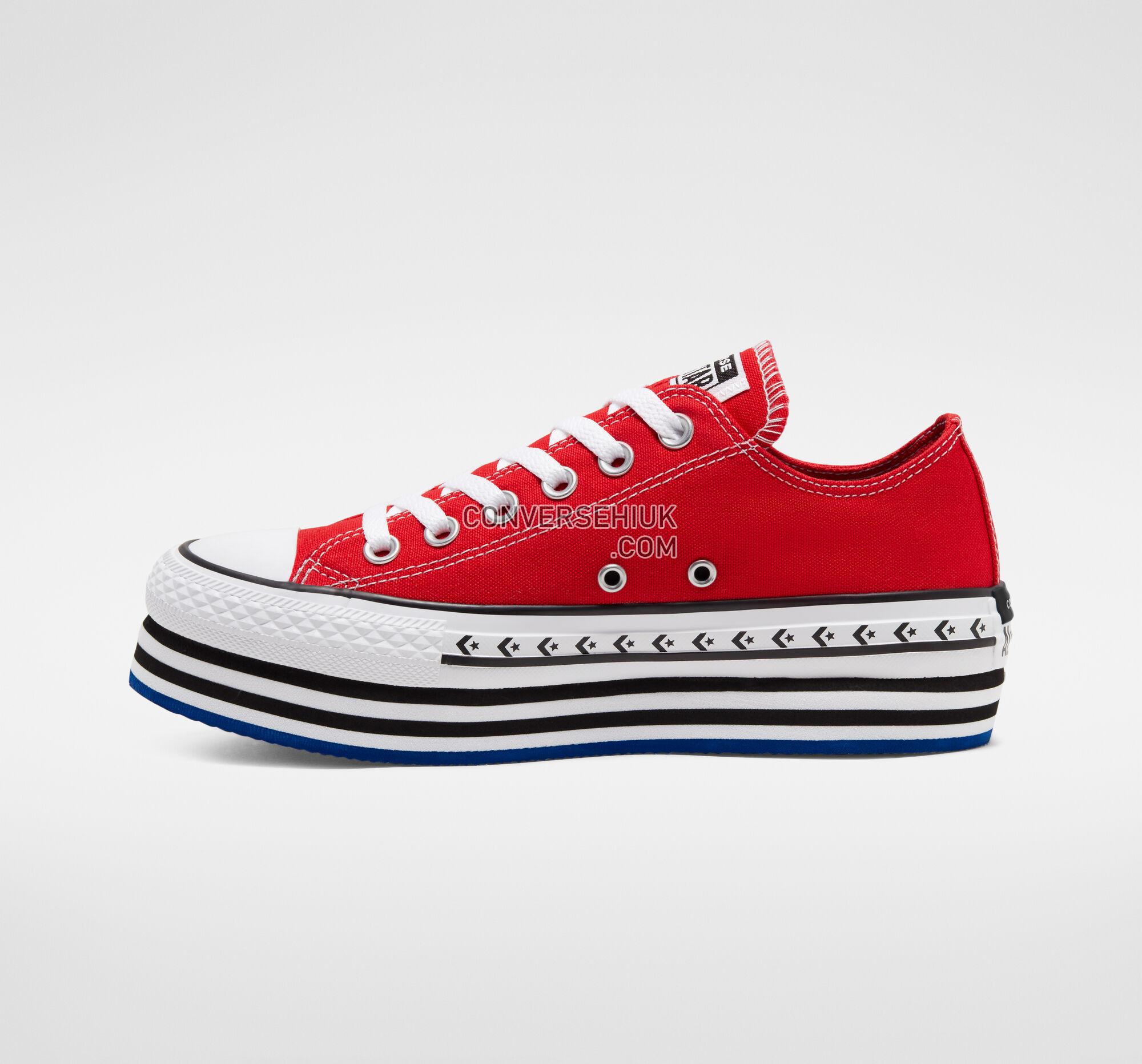 Converse Logo Play Platform Chuck Taylor All Star University Red/White/Black 566763C Shoes