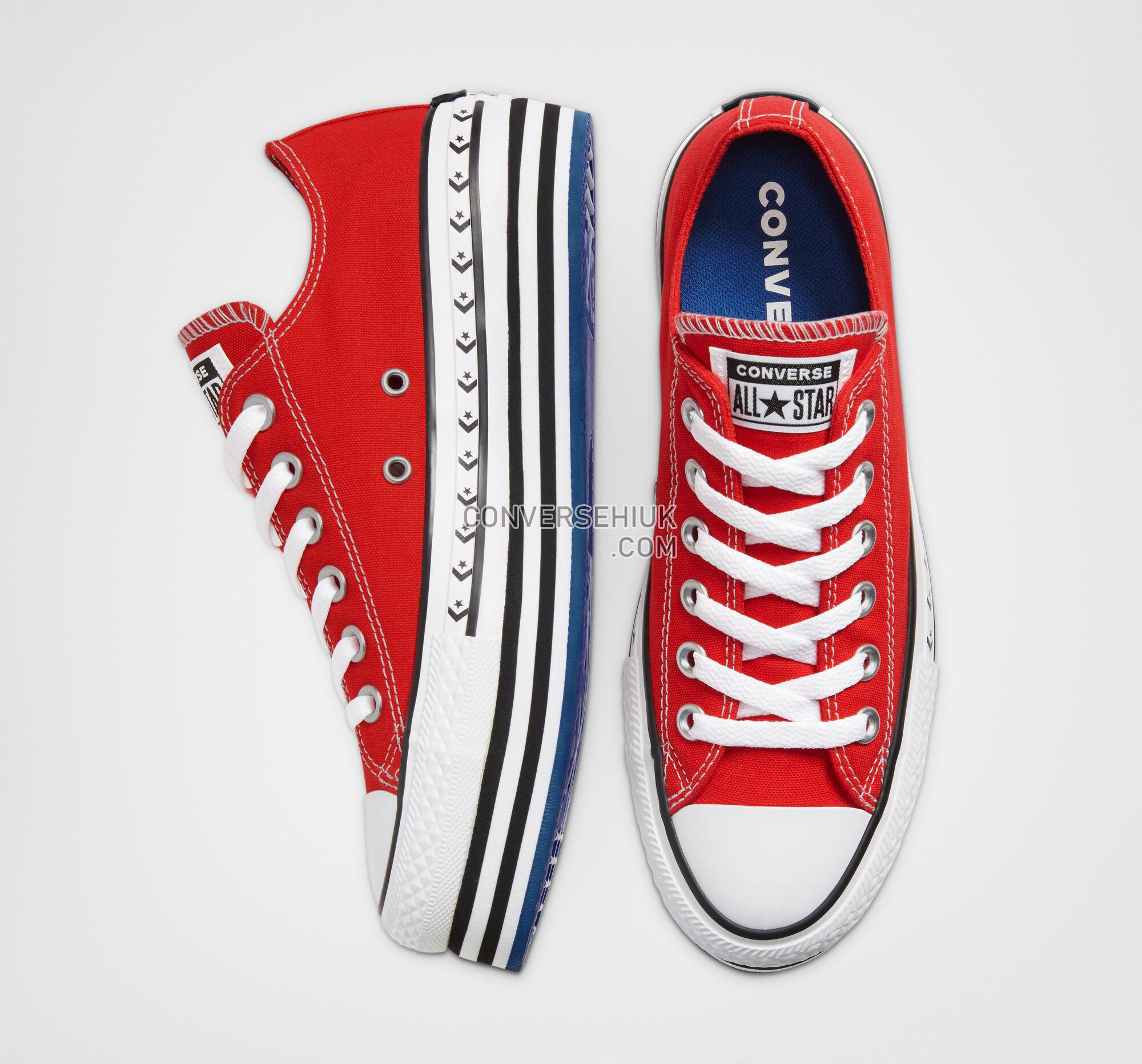 Converse Logo Play Platform Chuck Taylor All Star University Red/White/Black 566763C Shoes