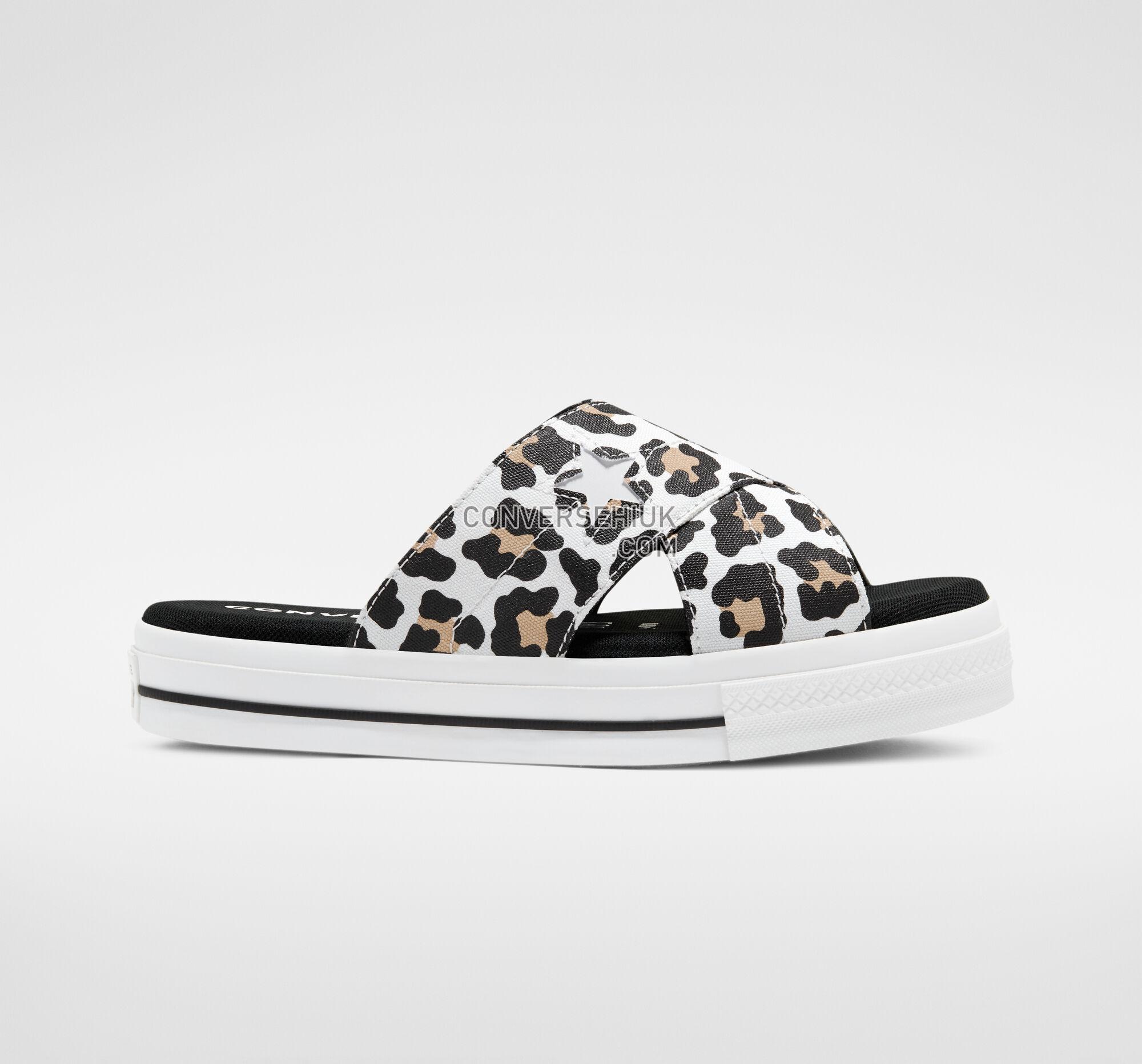 Converse Leopard One Star Sandal Desert Ore/Black/White 566790C Shoes