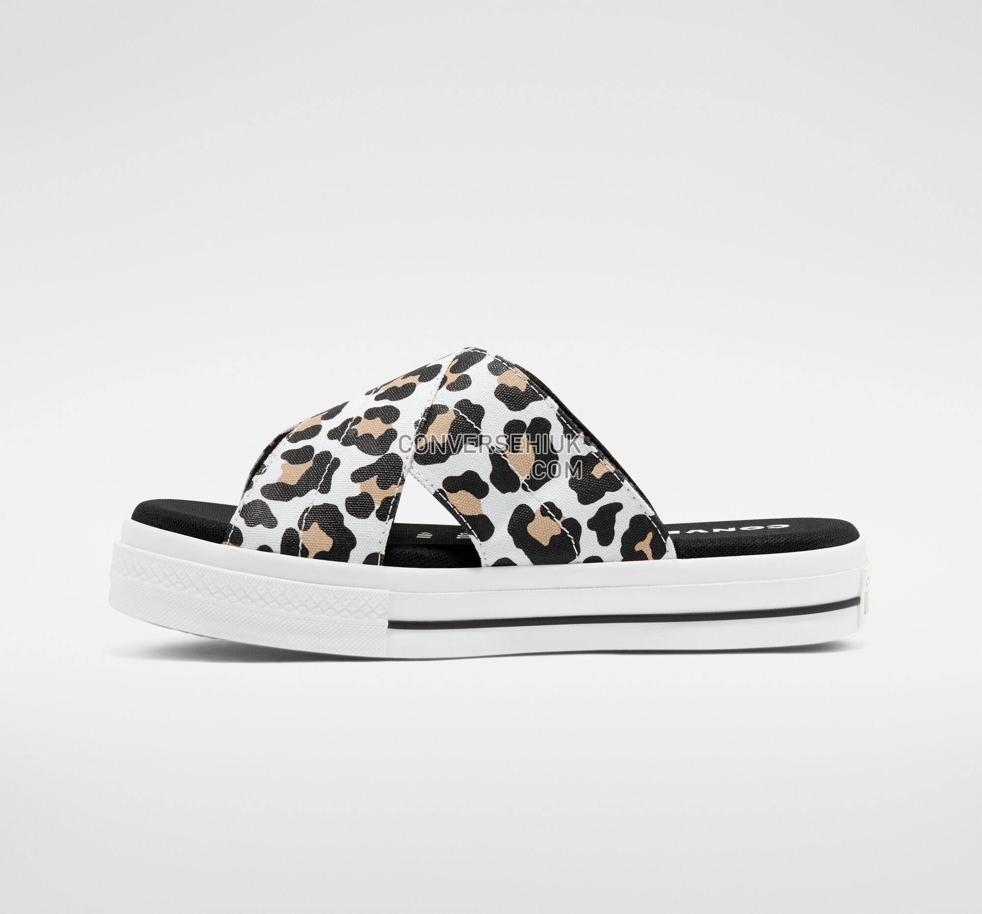 Converse Leopard One Star Sandal Desert Ore/Black/White 566790C Shoes