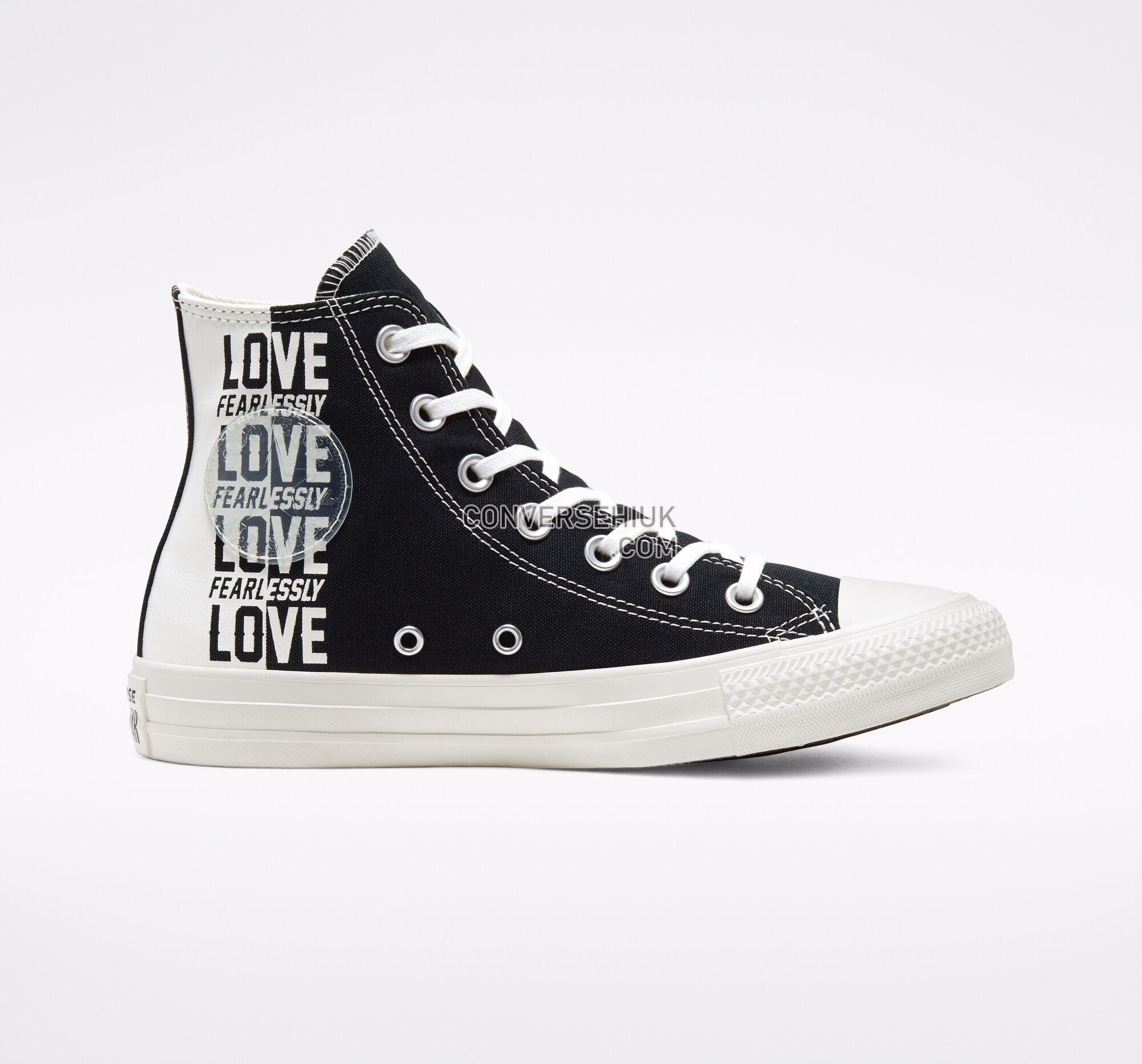 Converse Love Fearlessly Chuck Taylor All Star Black/Egret/University Red 567309F Shoes