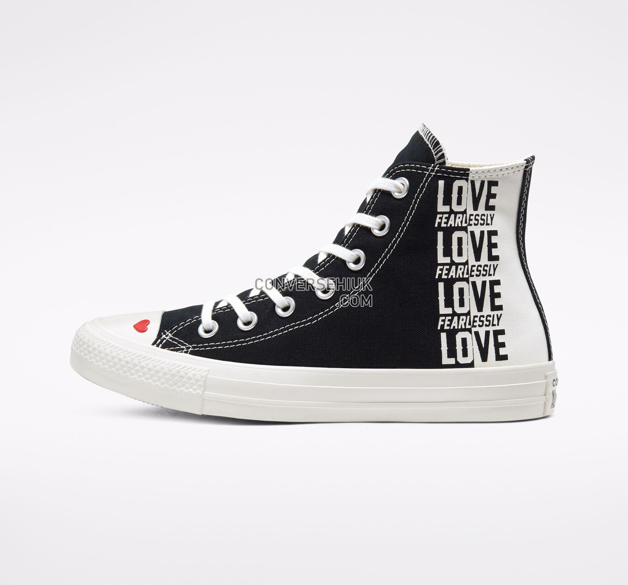 Converse Love Fearlessly Chuck Taylor All Star Black/Egret/University Red 567309F Shoes