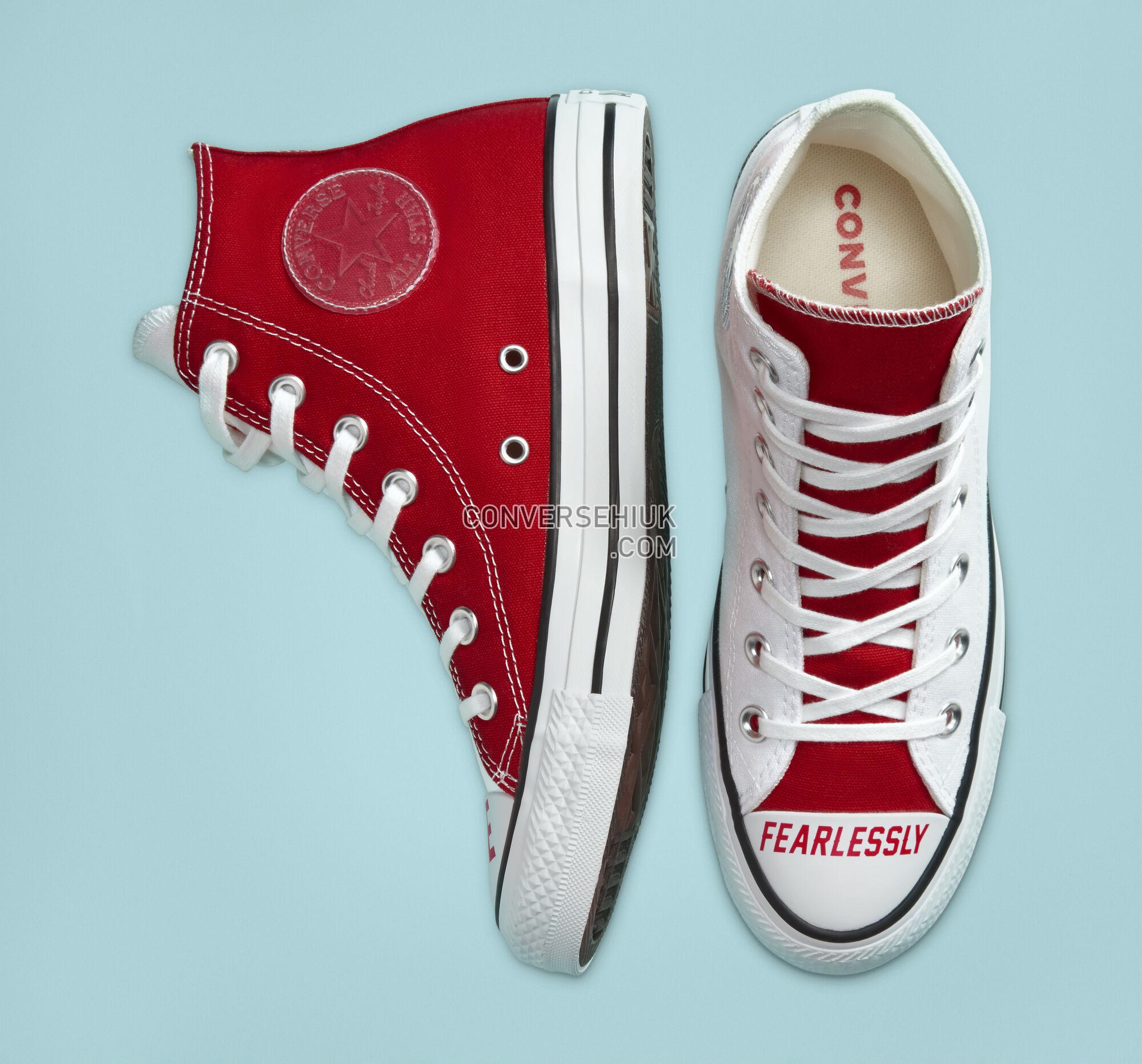 Converse Love Fearlessly Chuck Taylor All Star White/University Red/Black 567310F Shoes