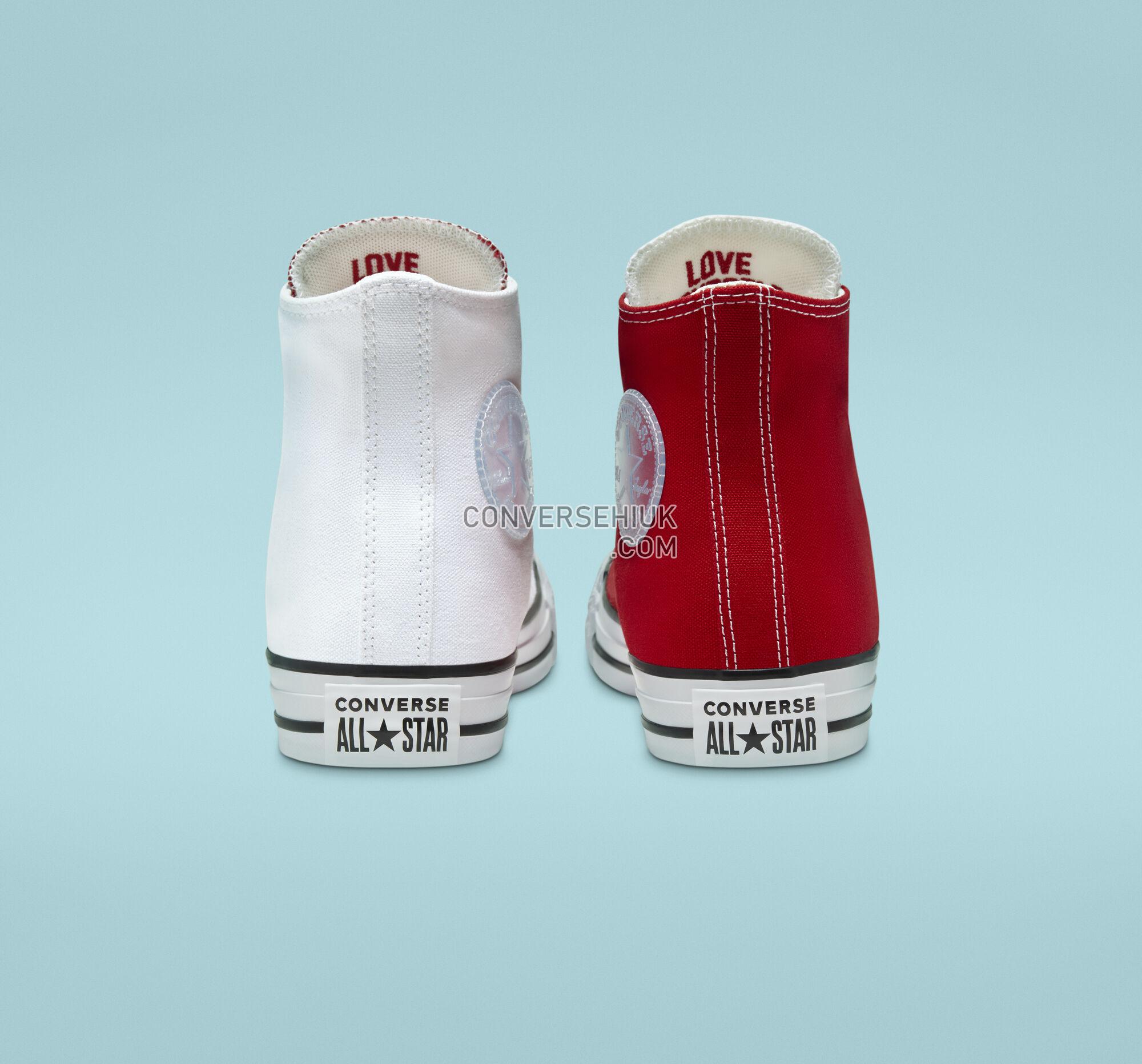 Converse Love Fearlessly Chuck Taylor All Star White/University Red/Black 567310F Shoes