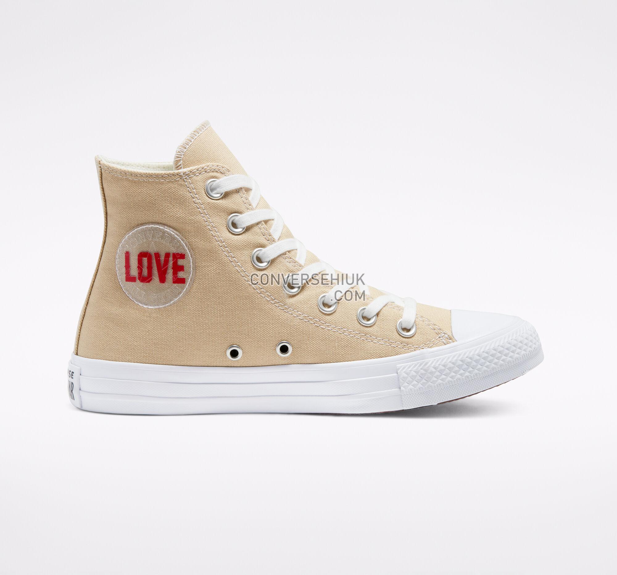 Converse Love Fearlessly Chuck Taylor All Star Desert Ore/University Red 567155F Shoes