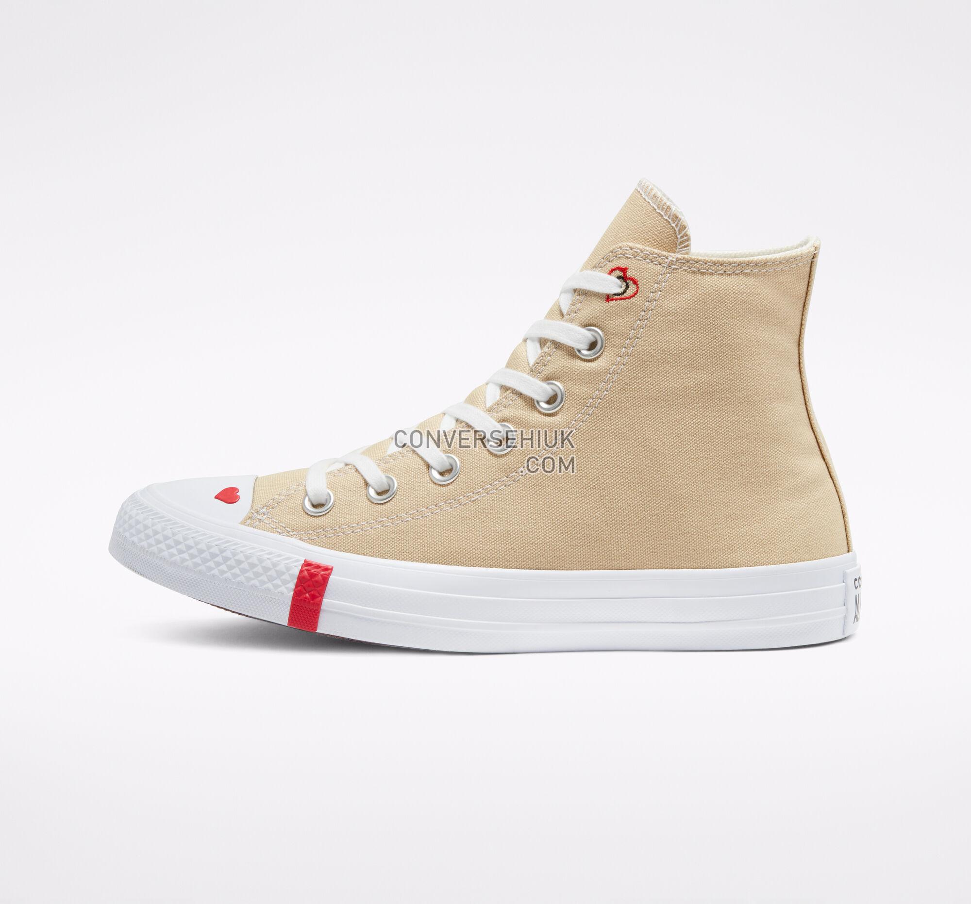 Converse Love Fearlessly Chuck Taylor All Star Desert Ore/University Red 567155F Shoes