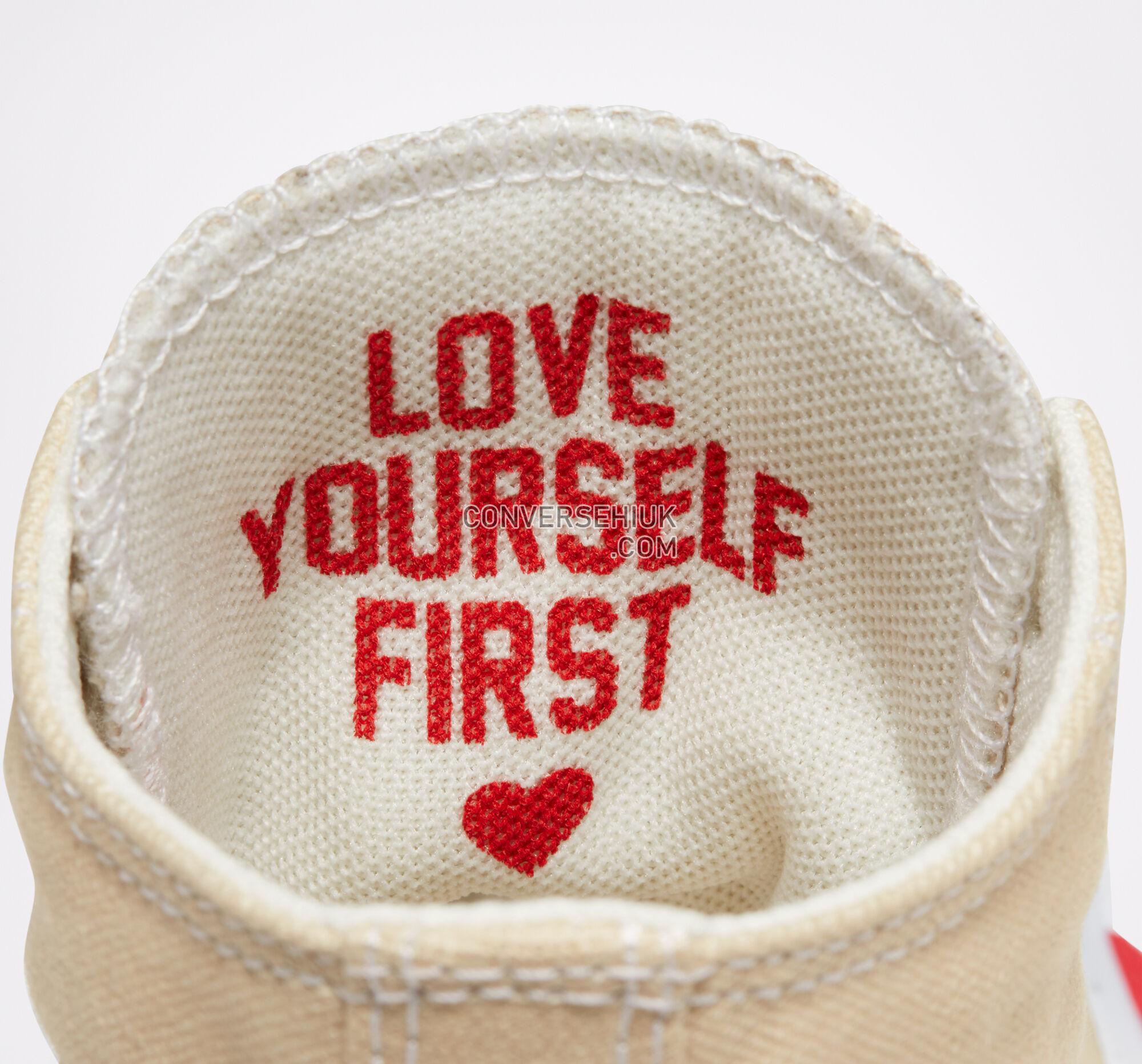 Converse Love Fearlessly Chuck Taylor All Star Desert Ore/University Red 567155F Shoes