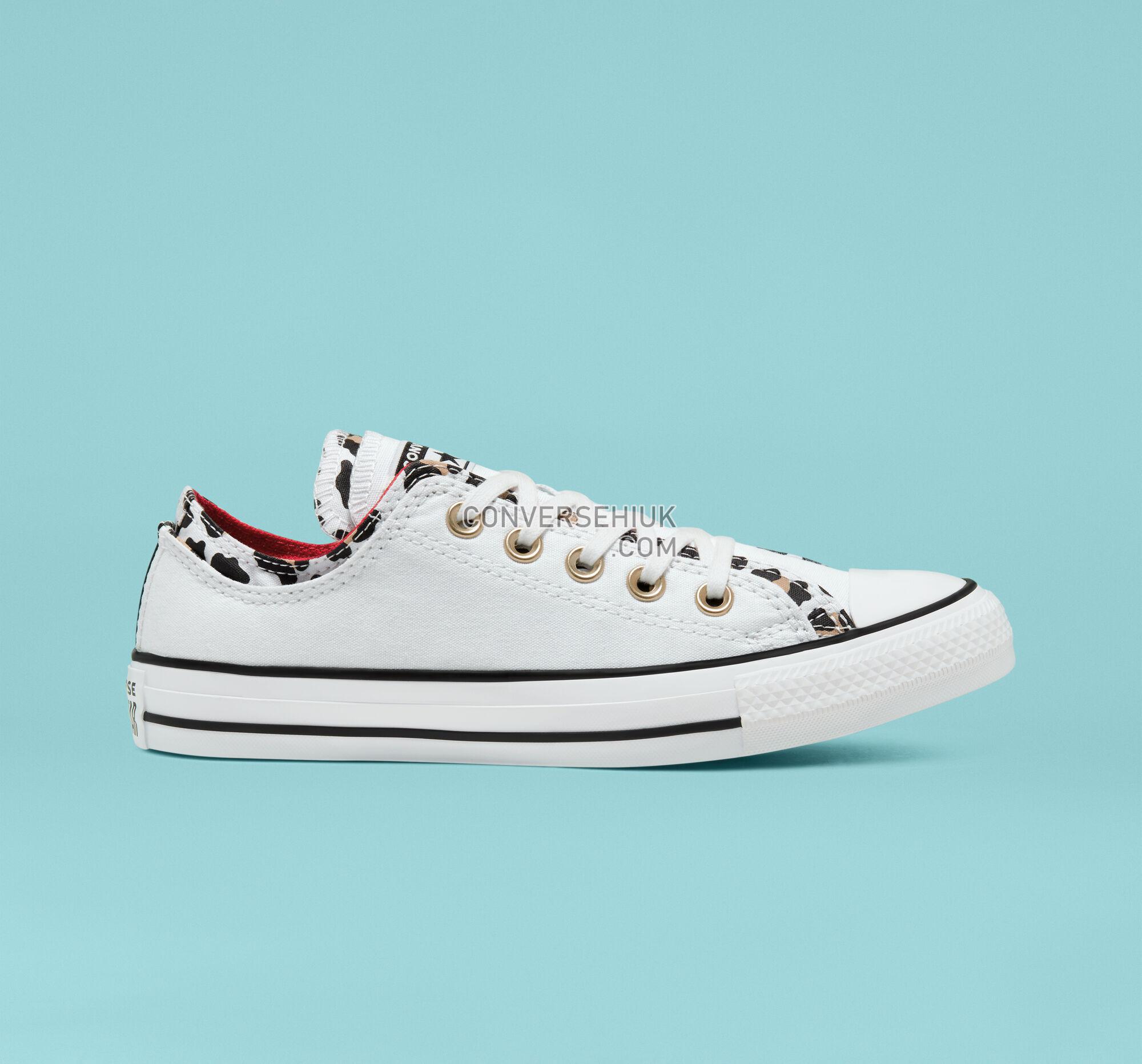 Converse Double Upper Chuck Taylor All Star White/Multi/Enamel Red 567041F Shoes