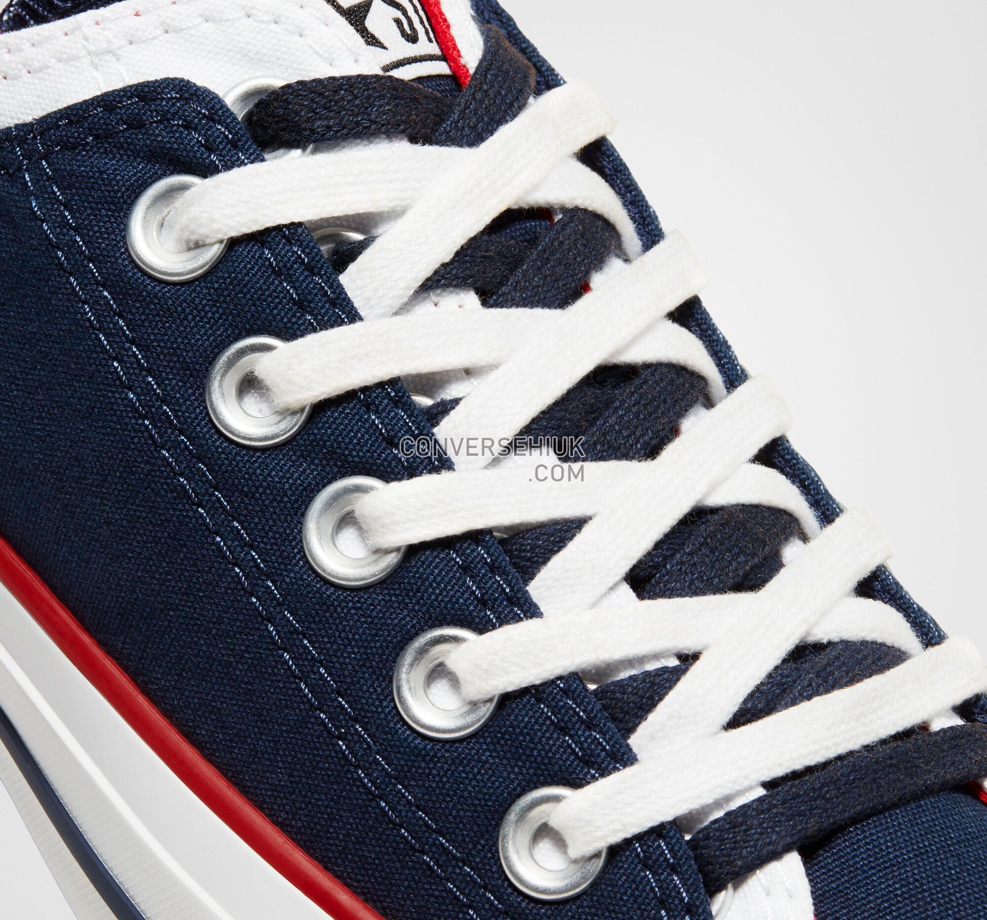 Converse Double Upper Chuck Taylor All Star Obsidian/White/University Red 567039F Shoes