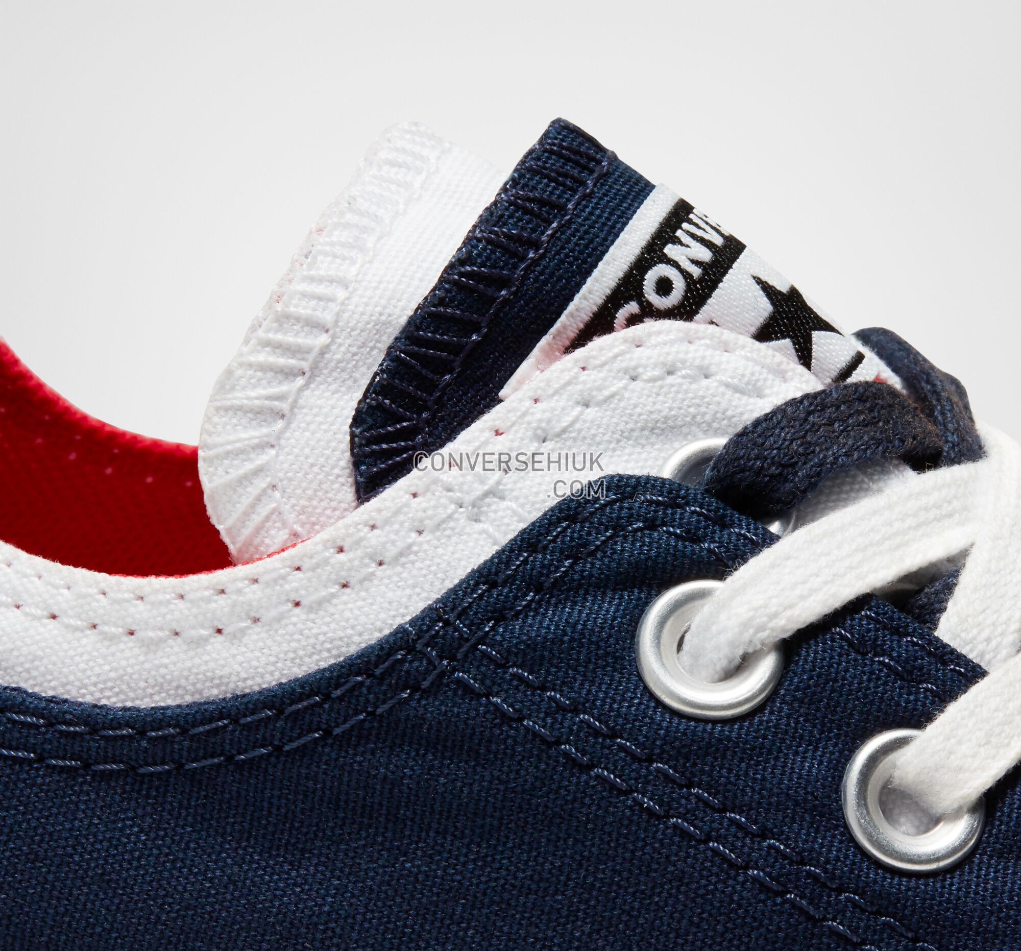 Converse Double Upper Chuck Taylor All Star Obsidian/White/University Red 567039F Shoes