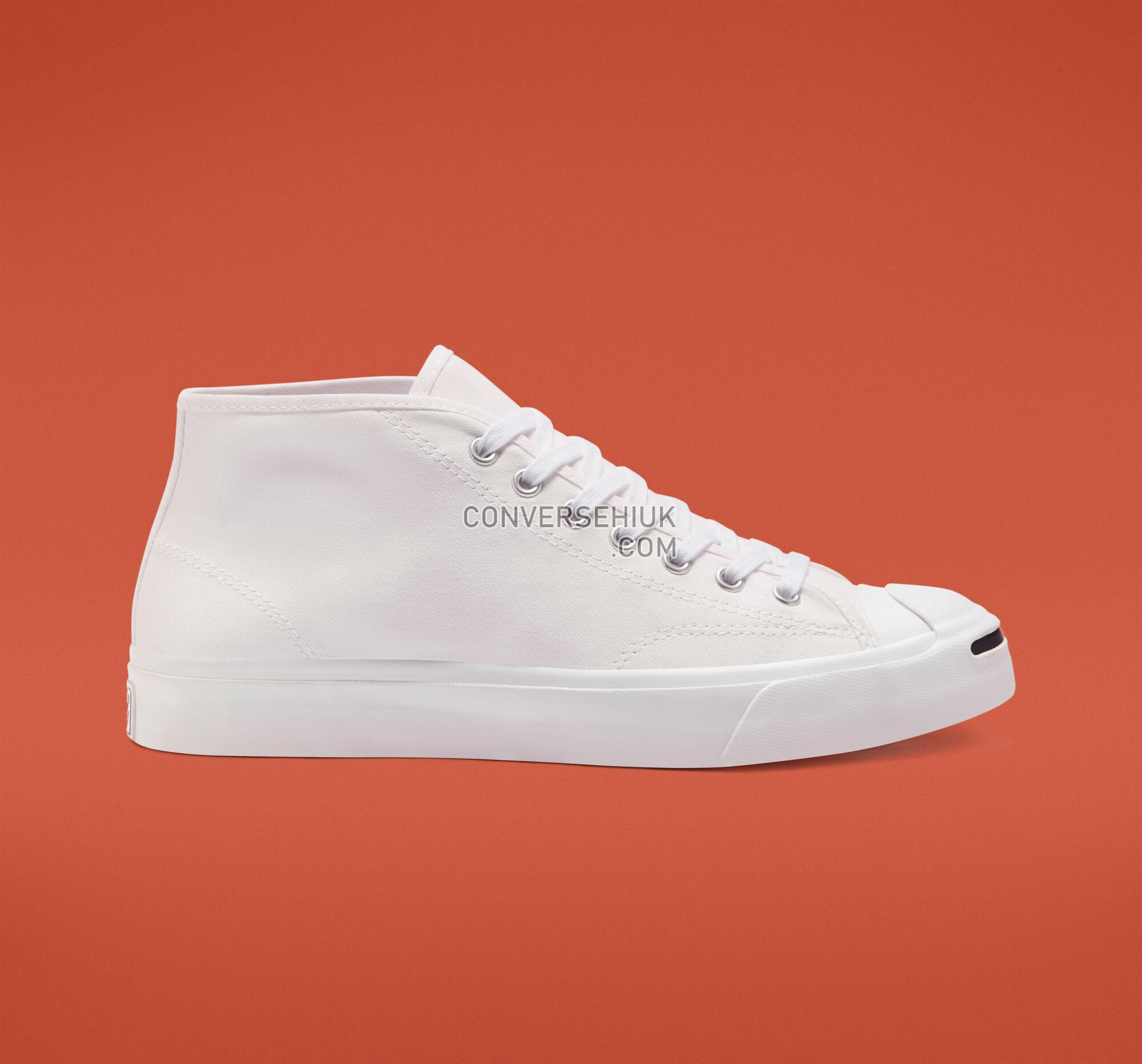 Converse Seasonal Color Twill Jack Purcell White/White/Black 167805C Shoes