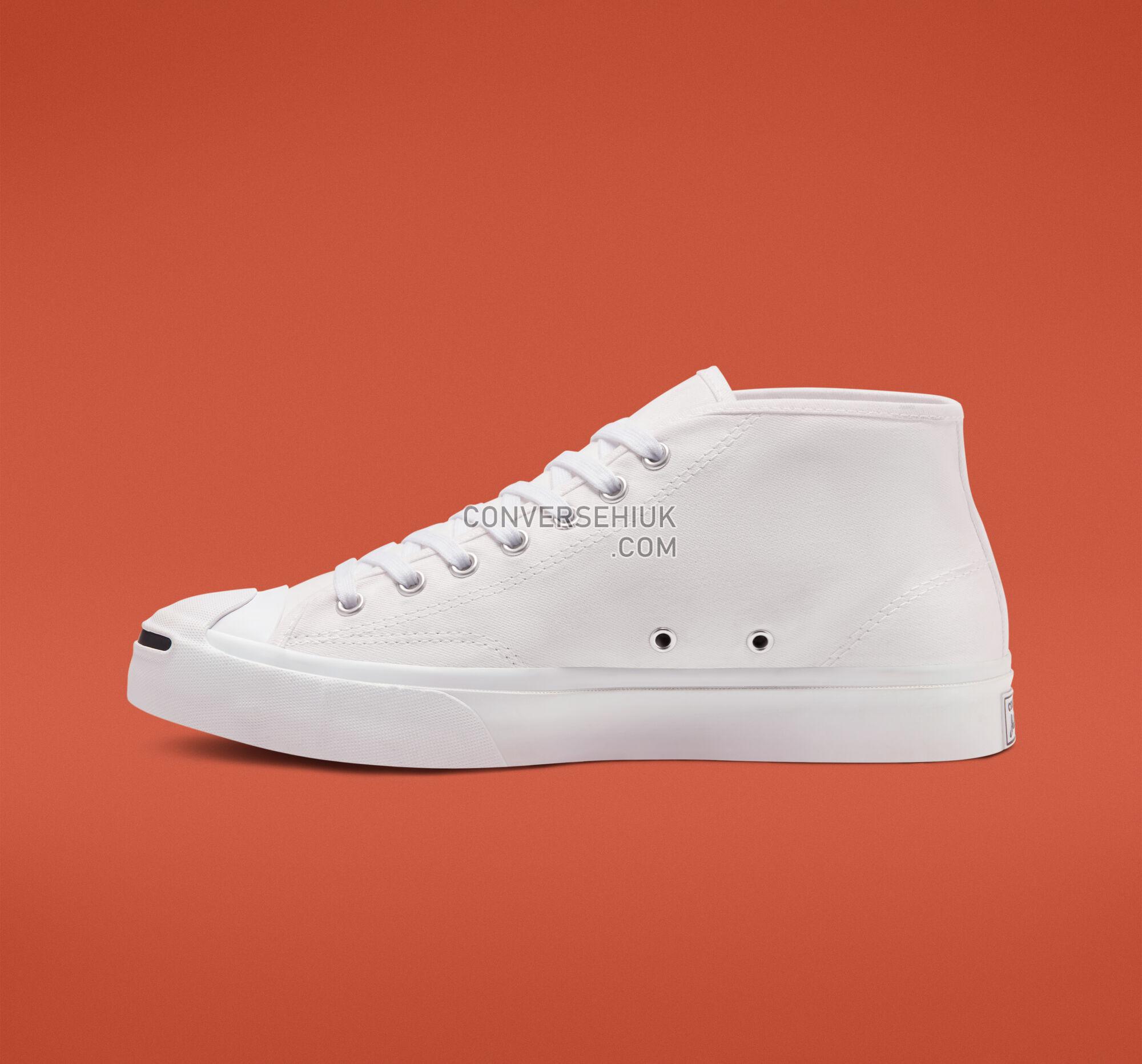 Converse Seasonal Color Twill Jack Purcell White/White/Black 167805C Shoes