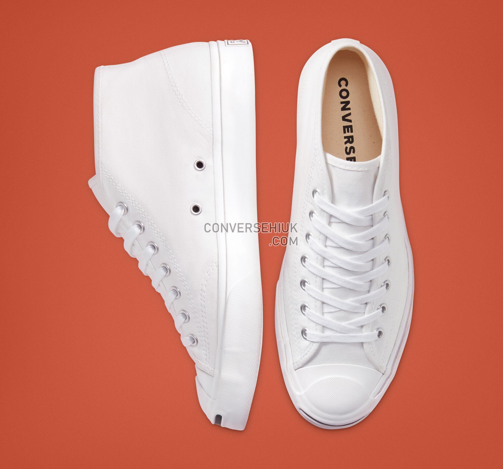 Converse Seasonal Color Twill Jack Purcell White/White/Black 167805C Shoes