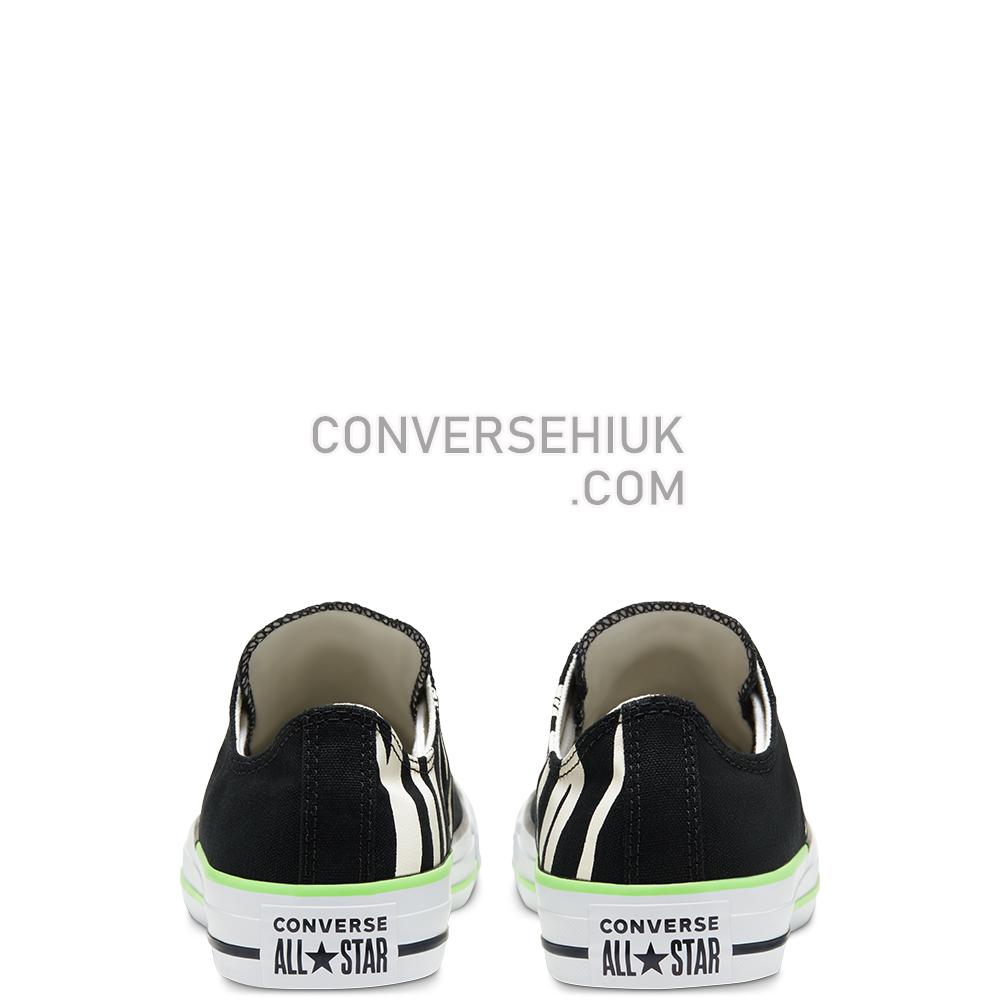 Converse Unisex Sunblocked Chuck Taylor All Star Low Top Black/egret/ghost Green 167667C Shoes