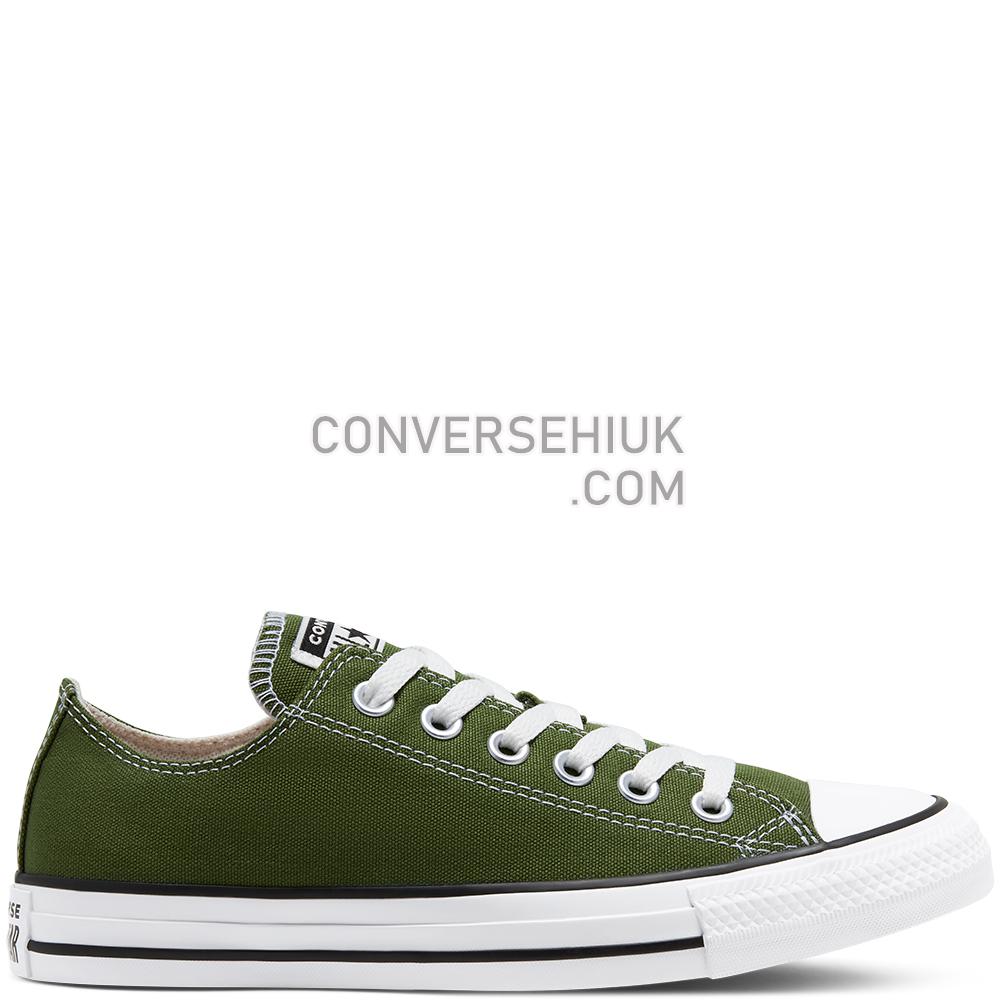 Converse Unisex Seasonal Colour Chuck Taylor All Star Low Top Cypress Green 166711C Shoes