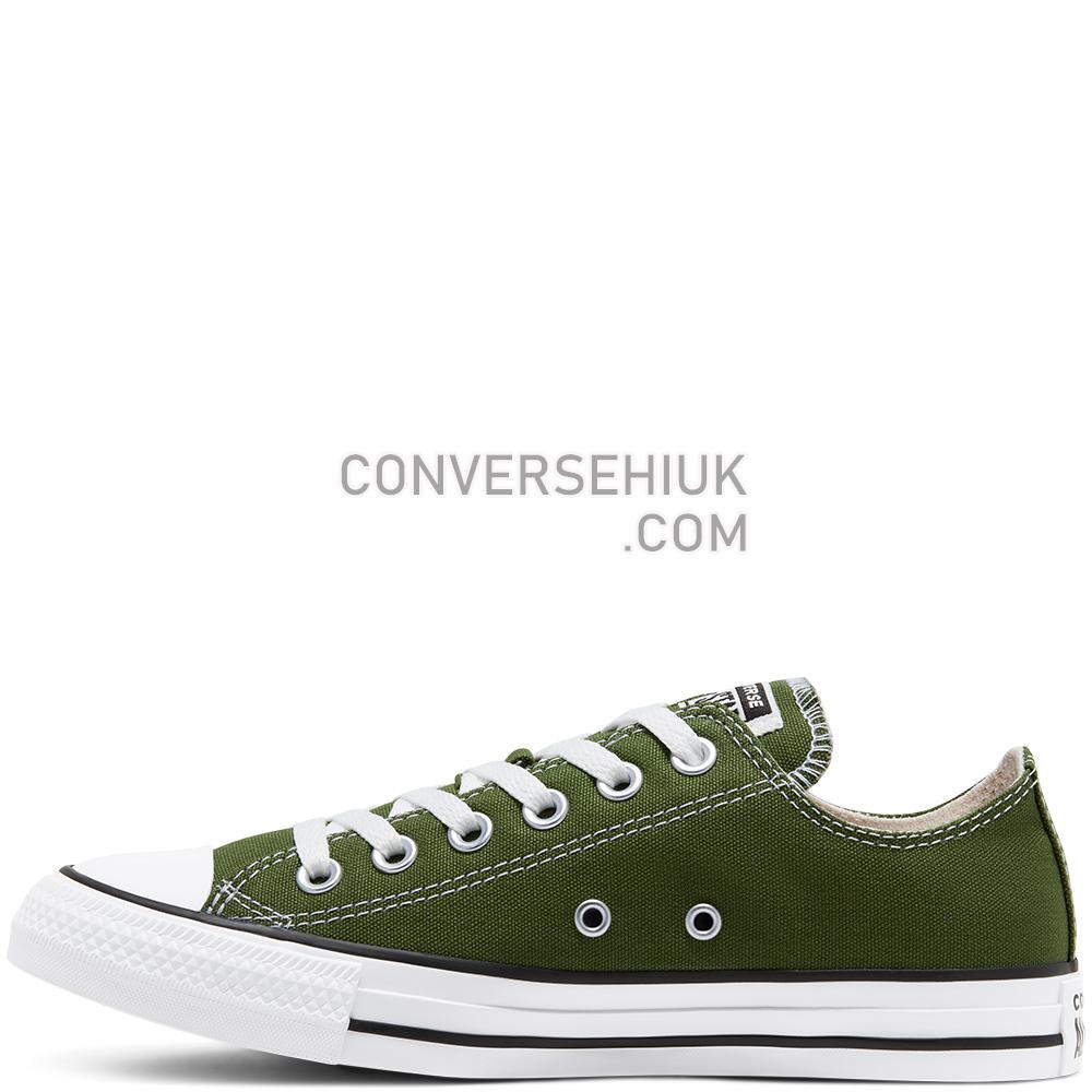 Converse Unisex Seasonal Colour Chuck Taylor All Star Low Top Cypress Green 166711C Shoes