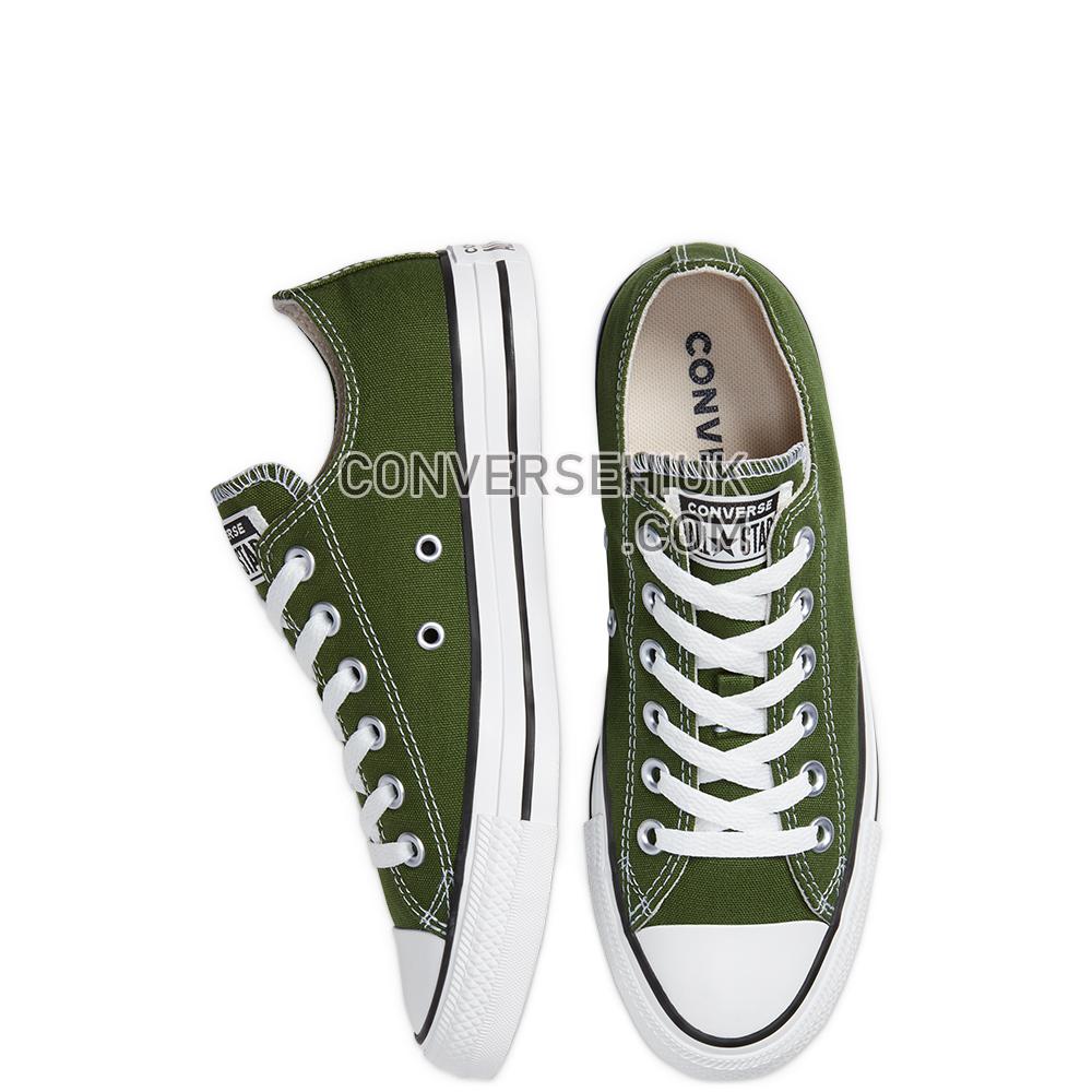 Converse Unisex Seasonal Colour Chuck Taylor All Star Low Top Cypress Green 166711C Shoes