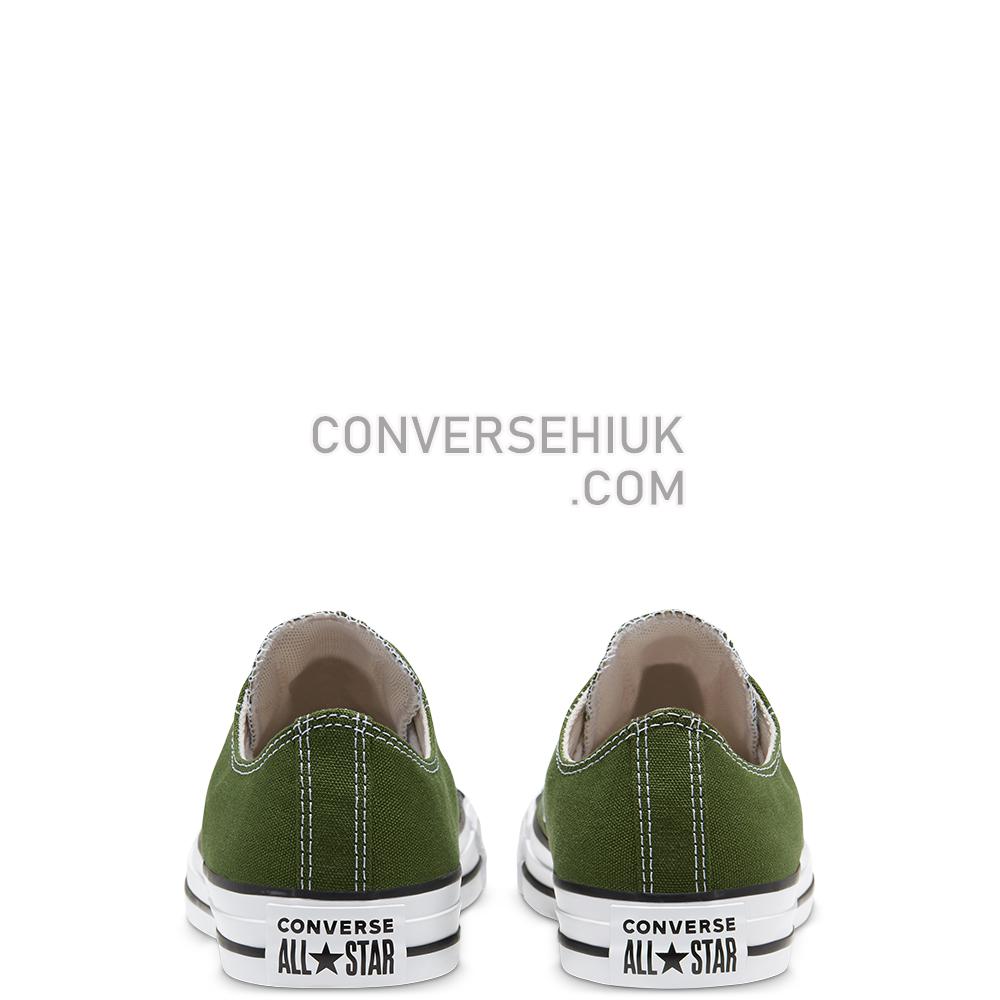 Converse Unisex Seasonal Colour Chuck Taylor All Star Low Top Cypress Green 166711C Shoes