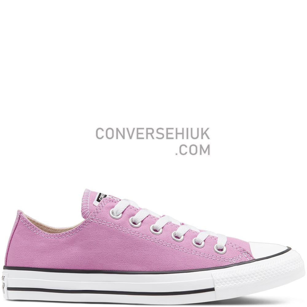 Converse Unisex Seasonal Colour Chuck Taylor All Star Low Top Peony Pink 166708C Shoes