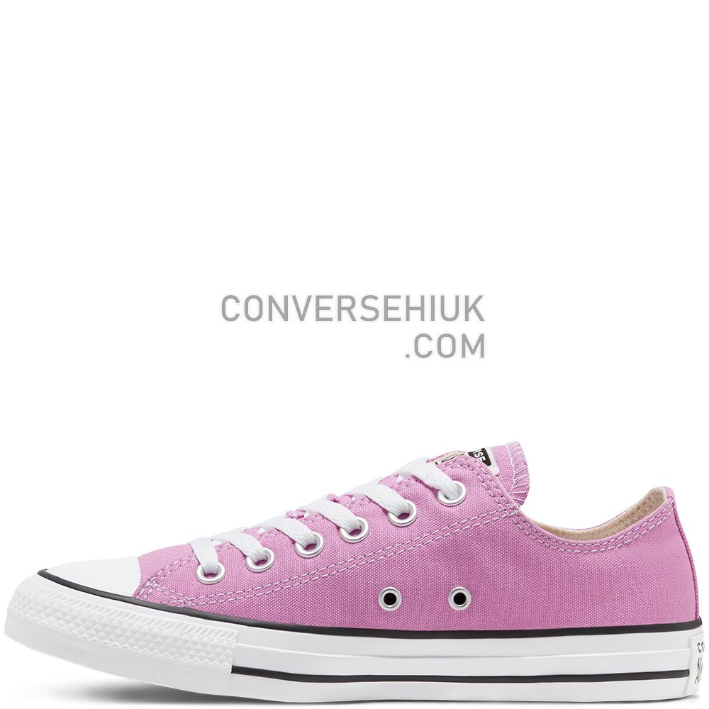 Converse Unisex Seasonal Colour Chuck Taylor All Star Low Top Peony Pink 166708C Shoes