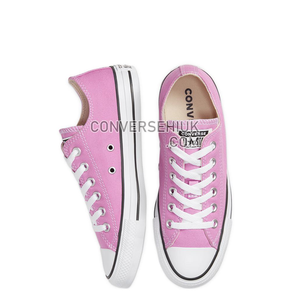 Converse Unisex Seasonal Colour Chuck Taylor All Star Low Top Peony Pink 166708C Shoes