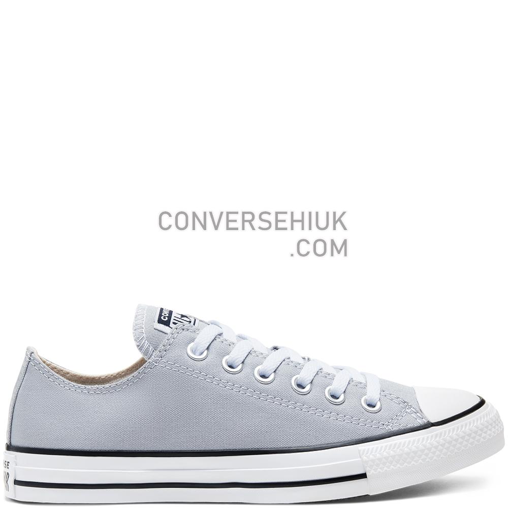 Converse Unisex Seasonal Colour Chuck Taylor All Star Low Top Wolf Grey 166710C Shoes