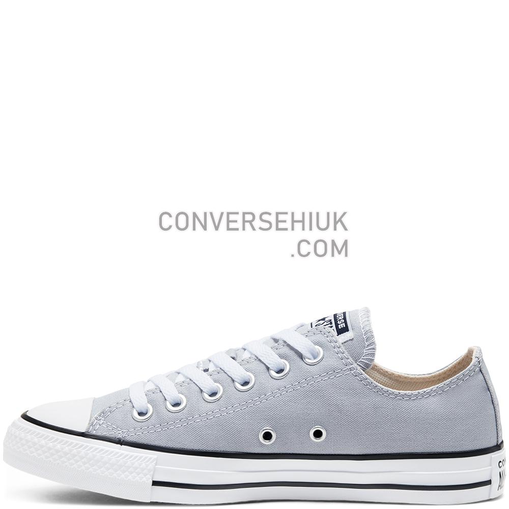 Converse Unisex Seasonal Colour Chuck Taylor All Star Low Top Wolf Grey 166710C Shoes