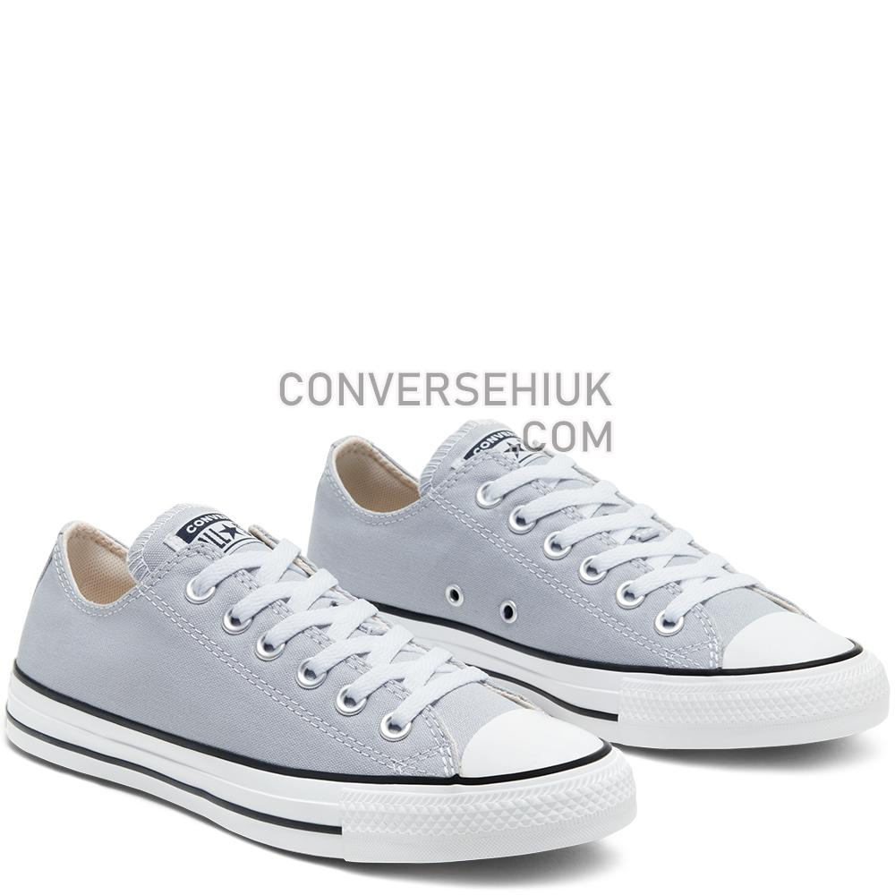 Converse Unisex Seasonal Colour Chuck Taylor All Star Low Top Wolf Grey 166710C Shoes