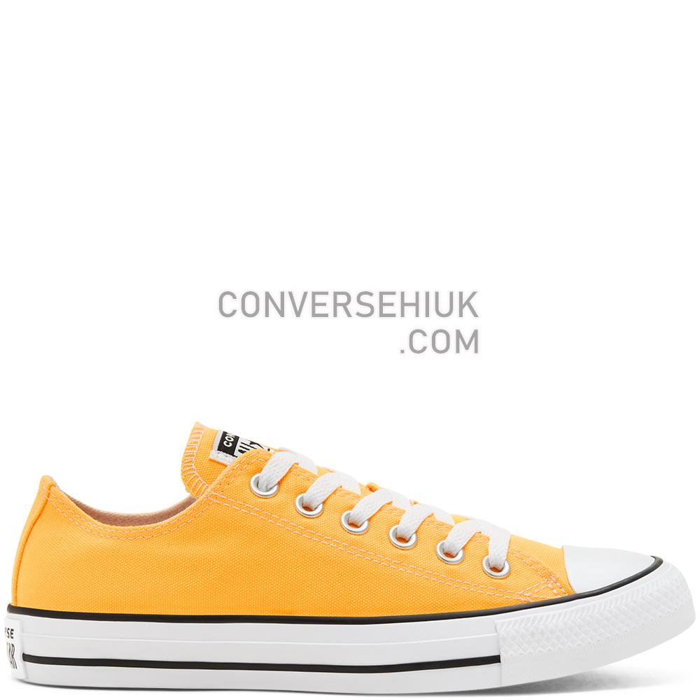 Converse Unisex Seasonal Colour Chuck Taylor All Star Low Top Laser Orange 167235C Shoes