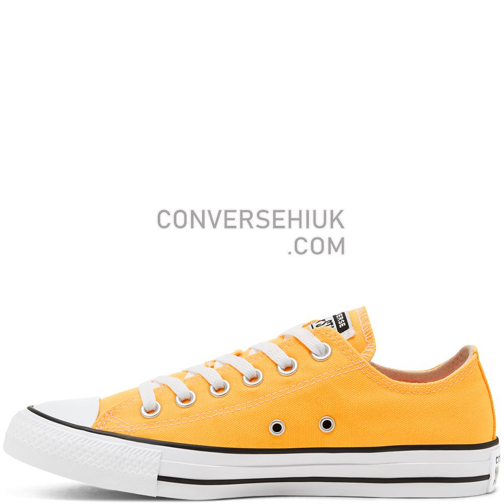 Converse Unisex Seasonal Colour Chuck Taylor All Star Low Top Laser Orange 167235C Shoes